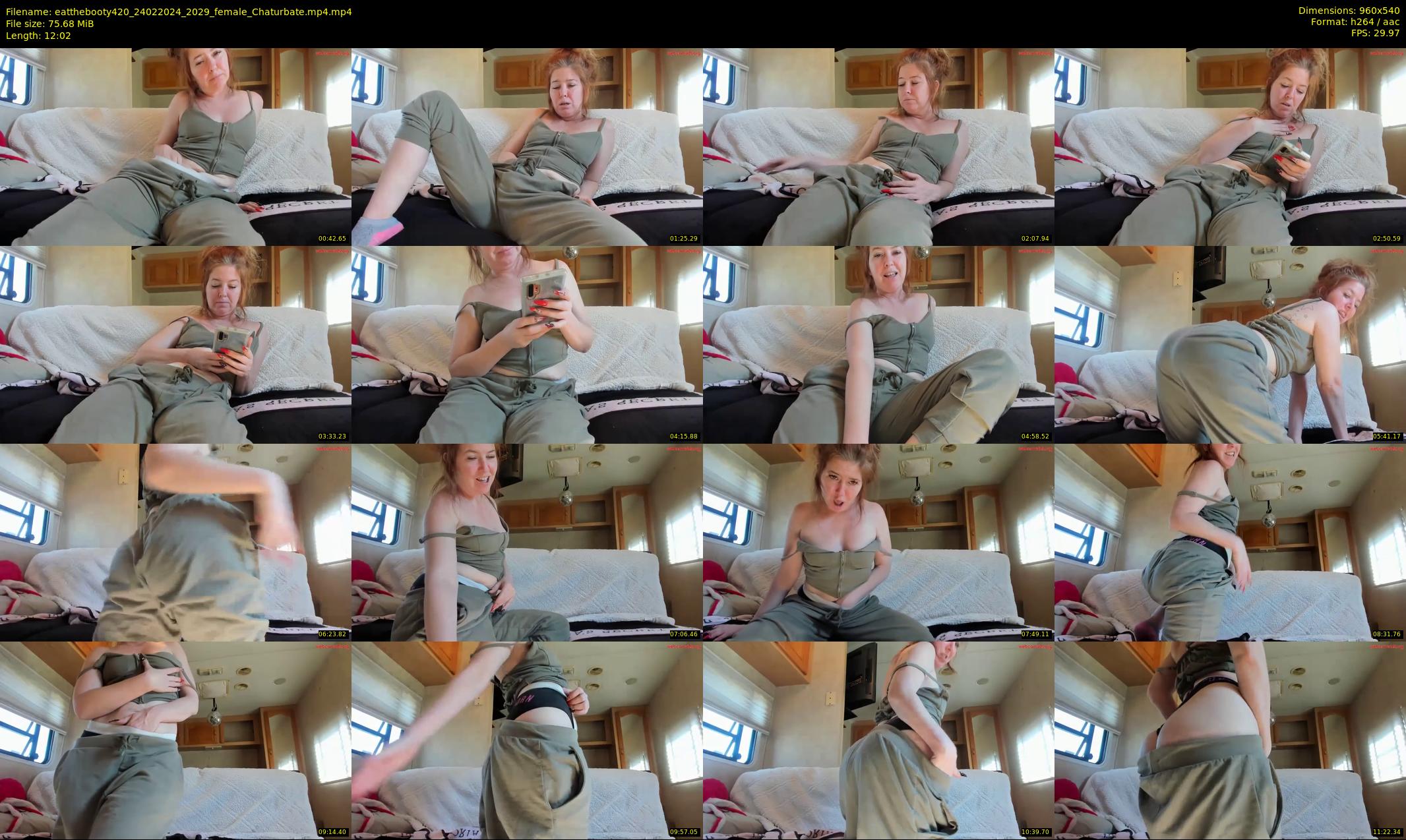 eatthebooty420 — 13 minute Chaturbate female cam show recording, 480p, Feb 24, 2024