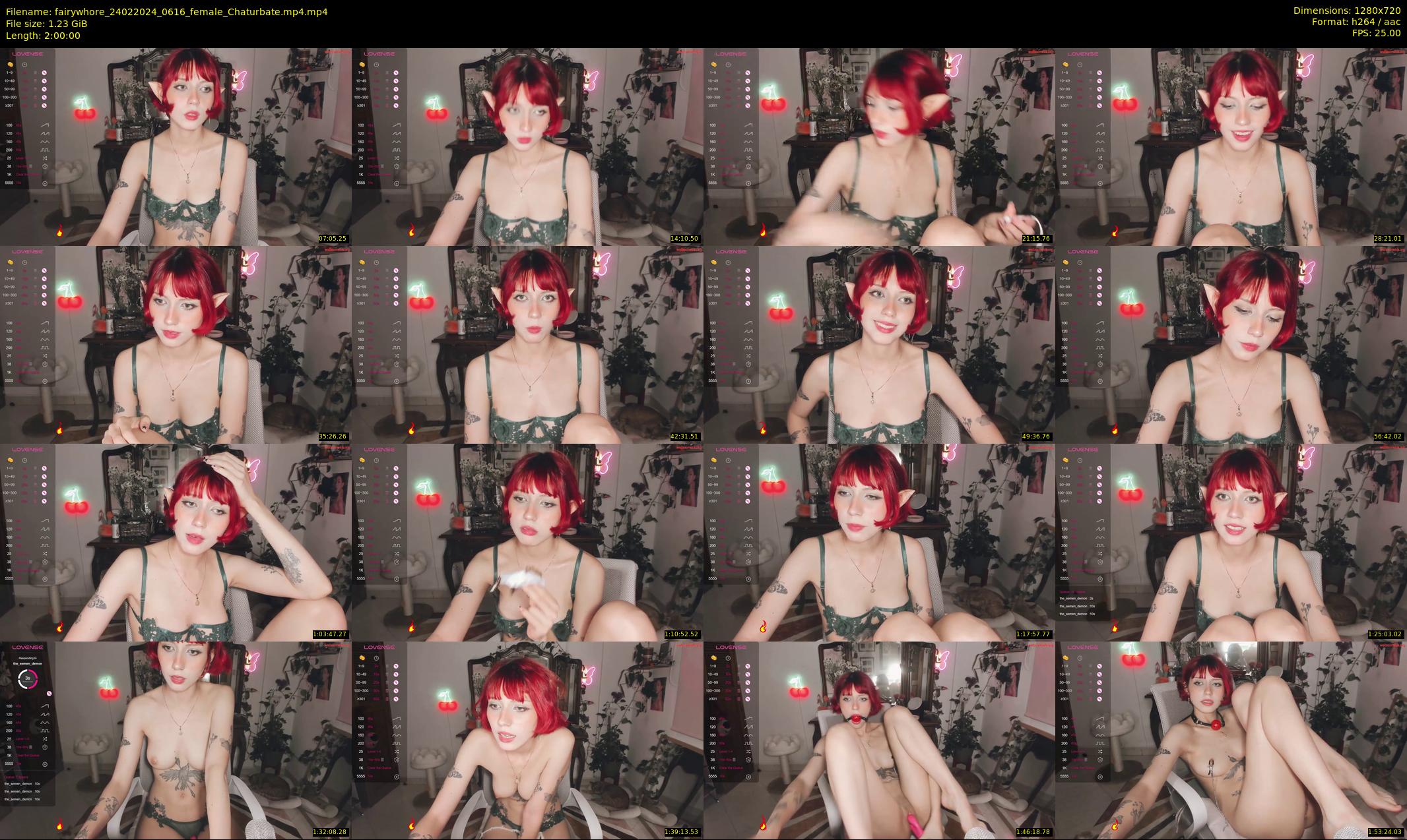 fairywhore — 120 minute Chaturbate female cam show recording, 720p, Feb 24, 2024