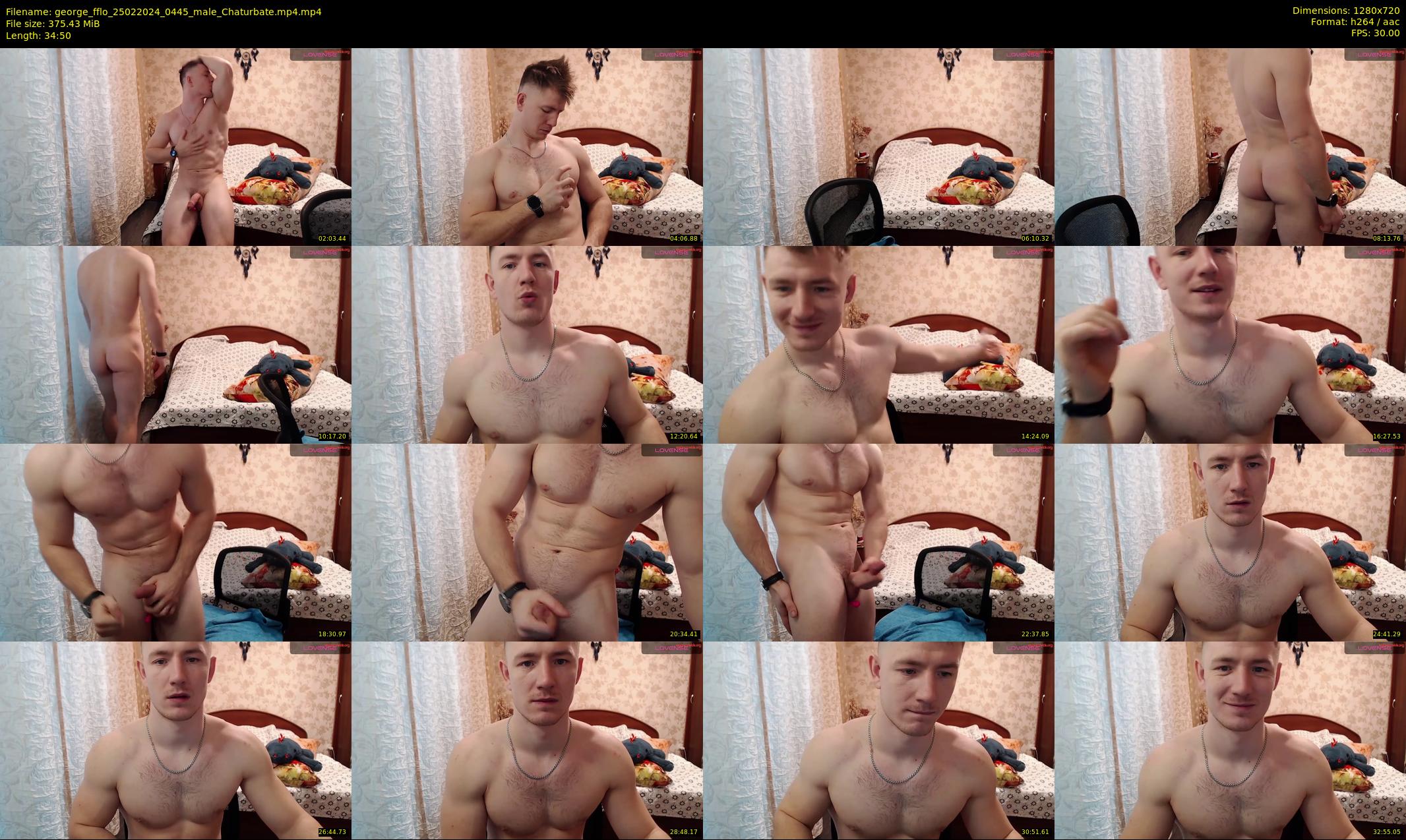 george_fflo — 35 minute Chaturbate male cam show recording, 720p, Feb 25, 2024