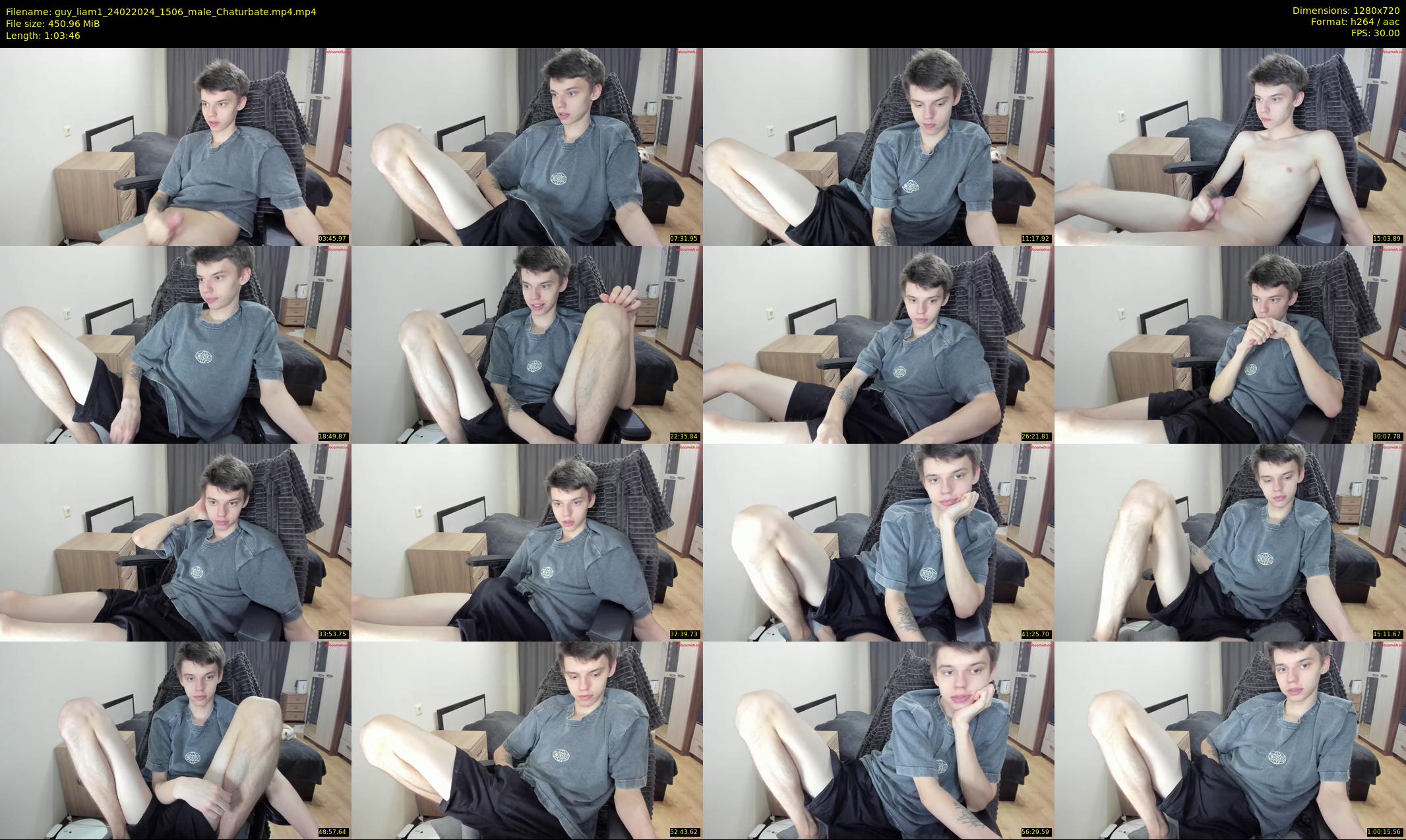 guy_liam1 — 64 minute Chaturbate male cam show recording, 720p, Feb 24, 2024