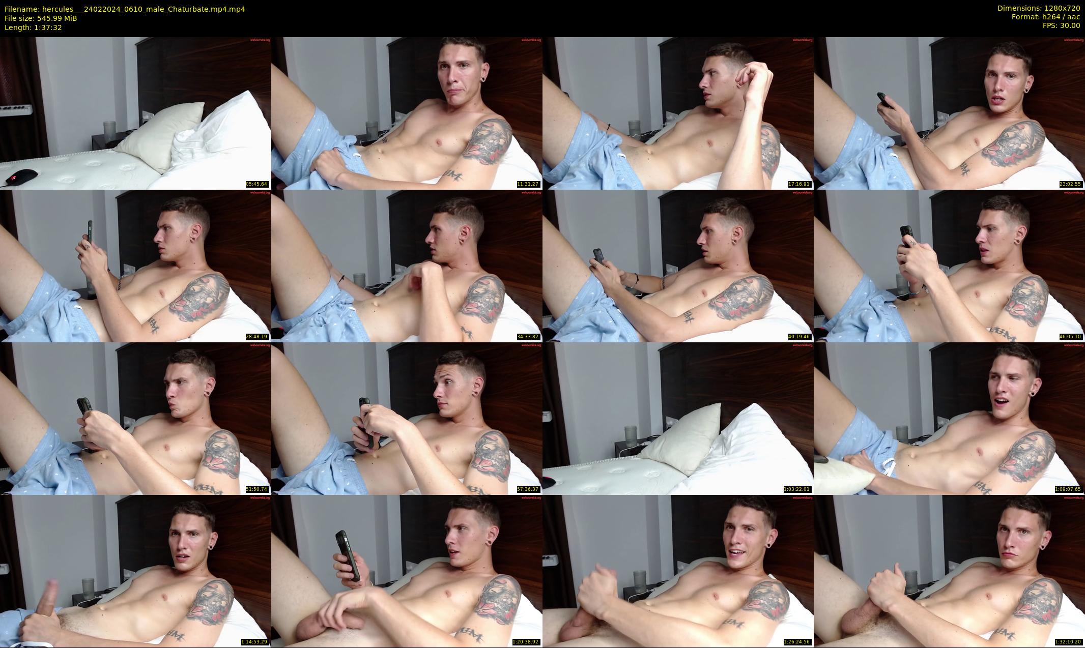 hercules__ — 98 minute Chaturbate male cam show recording, 720p, Feb 24, 2024