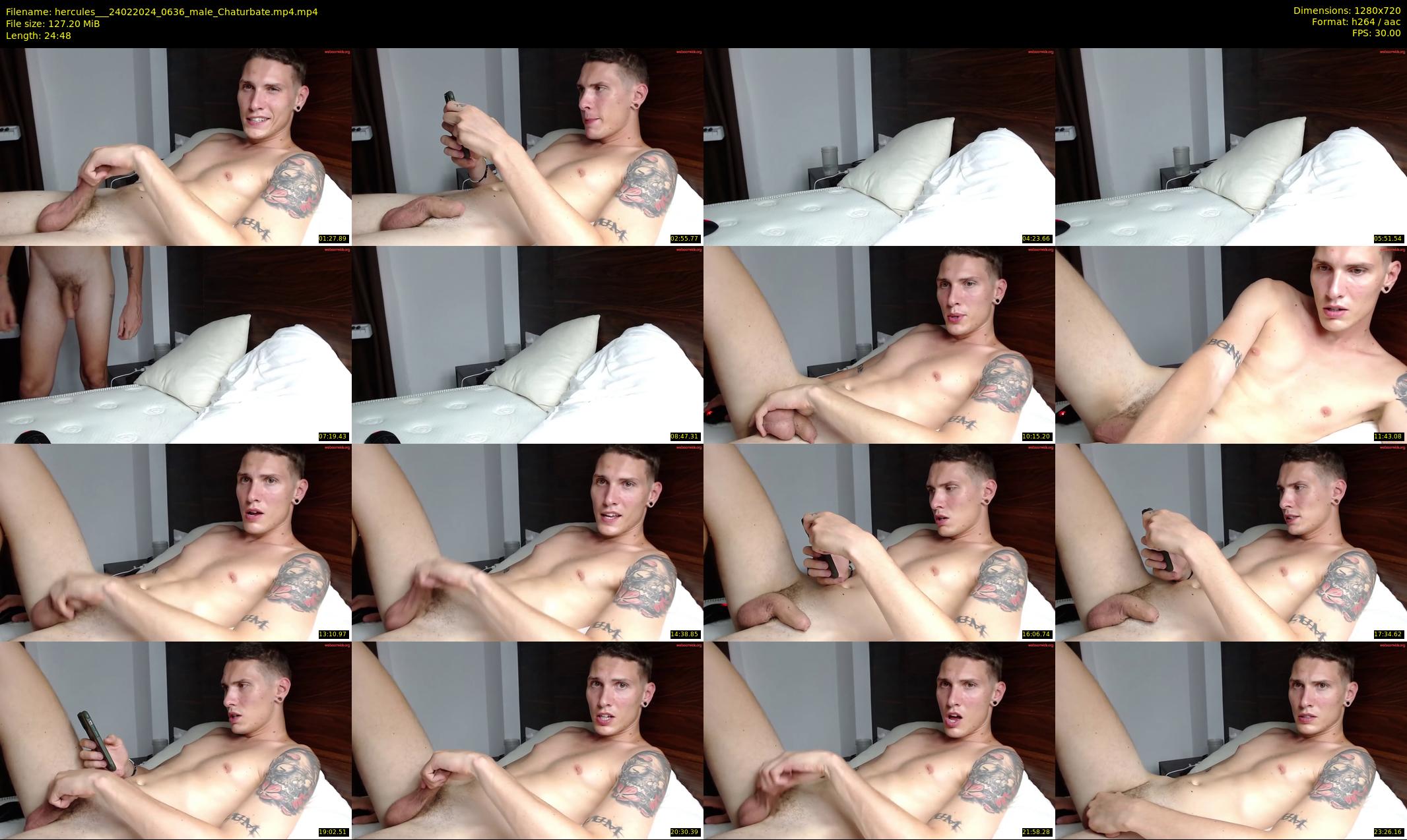 hercules__ — 25 minute Chaturbate male cam show recording, 720p, Feb 24, 2024