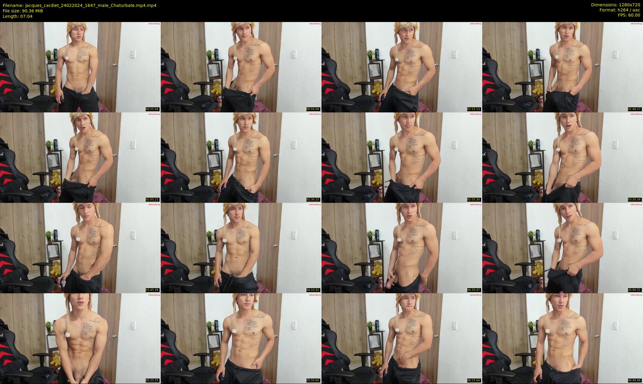 jacques_cardiet — 8 minute Chaturbate male cam show recording, 720p, Feb 24, 2024