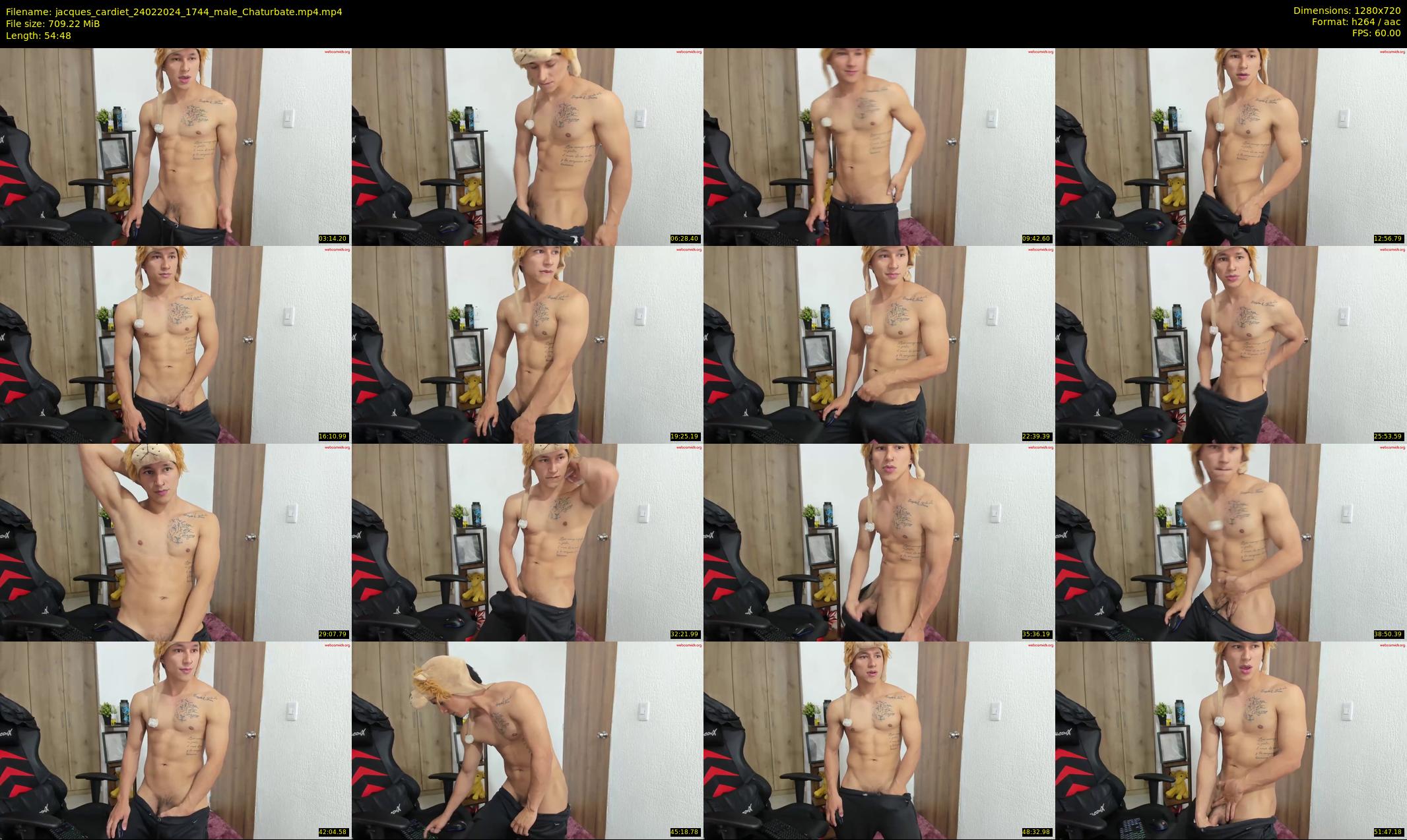 jacques_cardiet — 55 minute Chaturbate male cam show recording, 720p, Feb 24, 2024