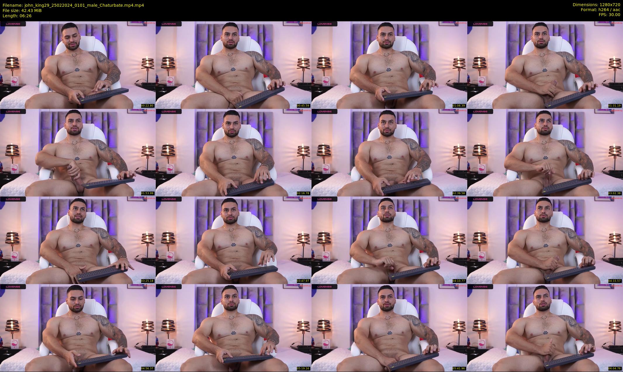 john_king29 — 7 minute Chaturbate male cam show recording, 720p, Feb 25, 2024