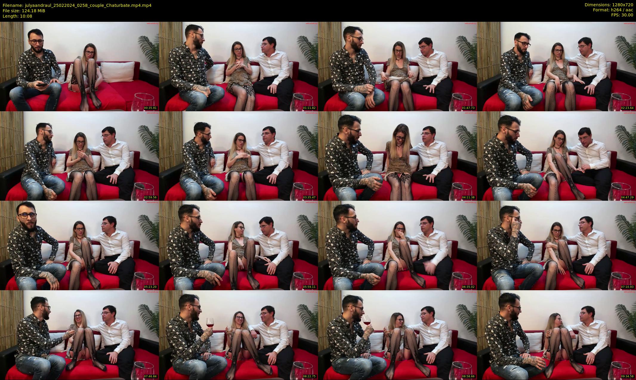 julyaandraul — 11 minute Chaturbate couple cam show recording, 720p, Feb 25, 2024