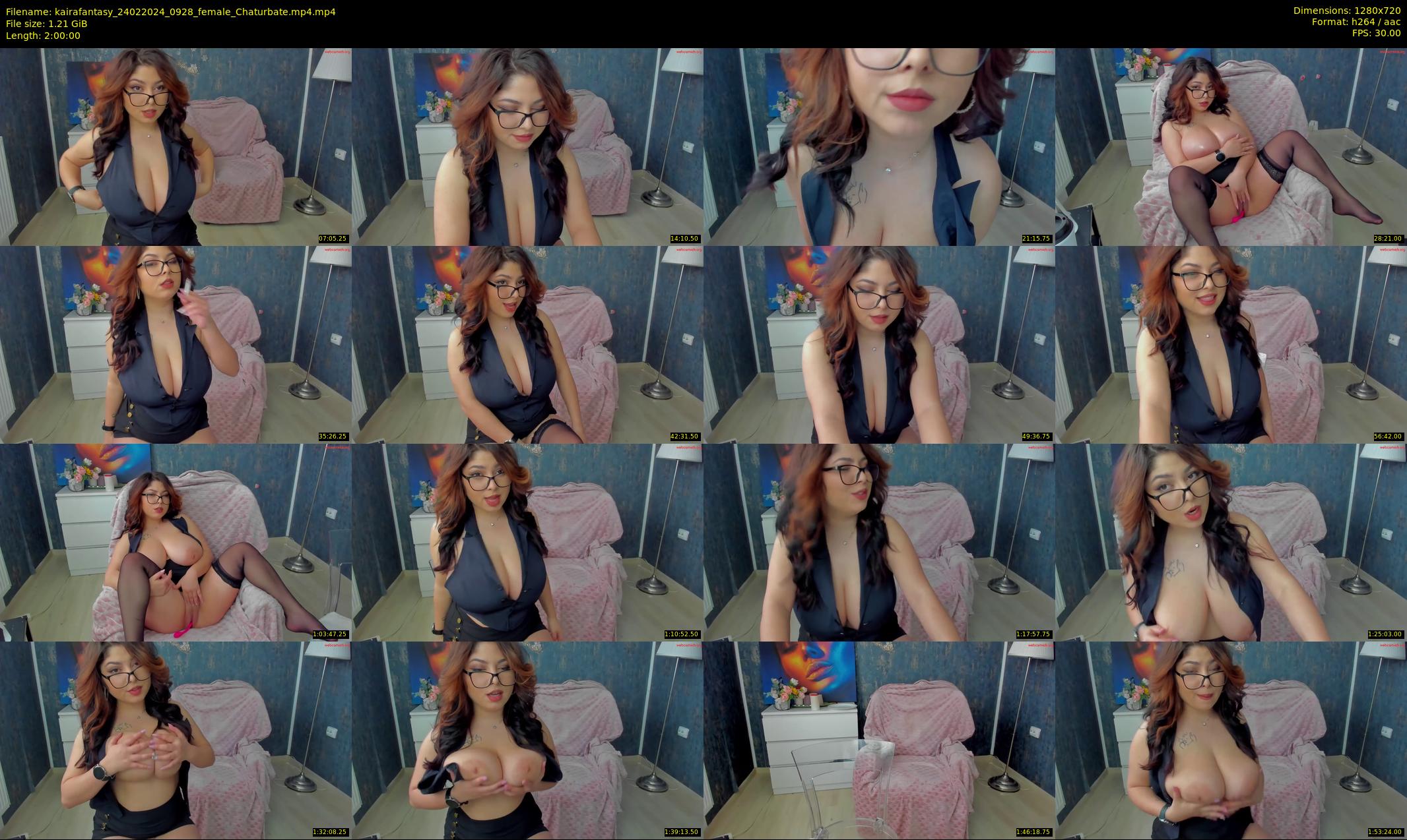 kairafantasy — 120 minute Chaturbate female cam show recording, 720p, Feb 24, 2024