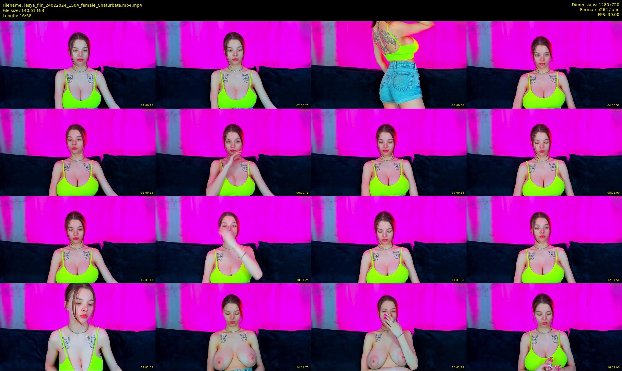 lesya_flin — 17 minute Chaturbate female cam show recording, 720p, Feb 24, 2024