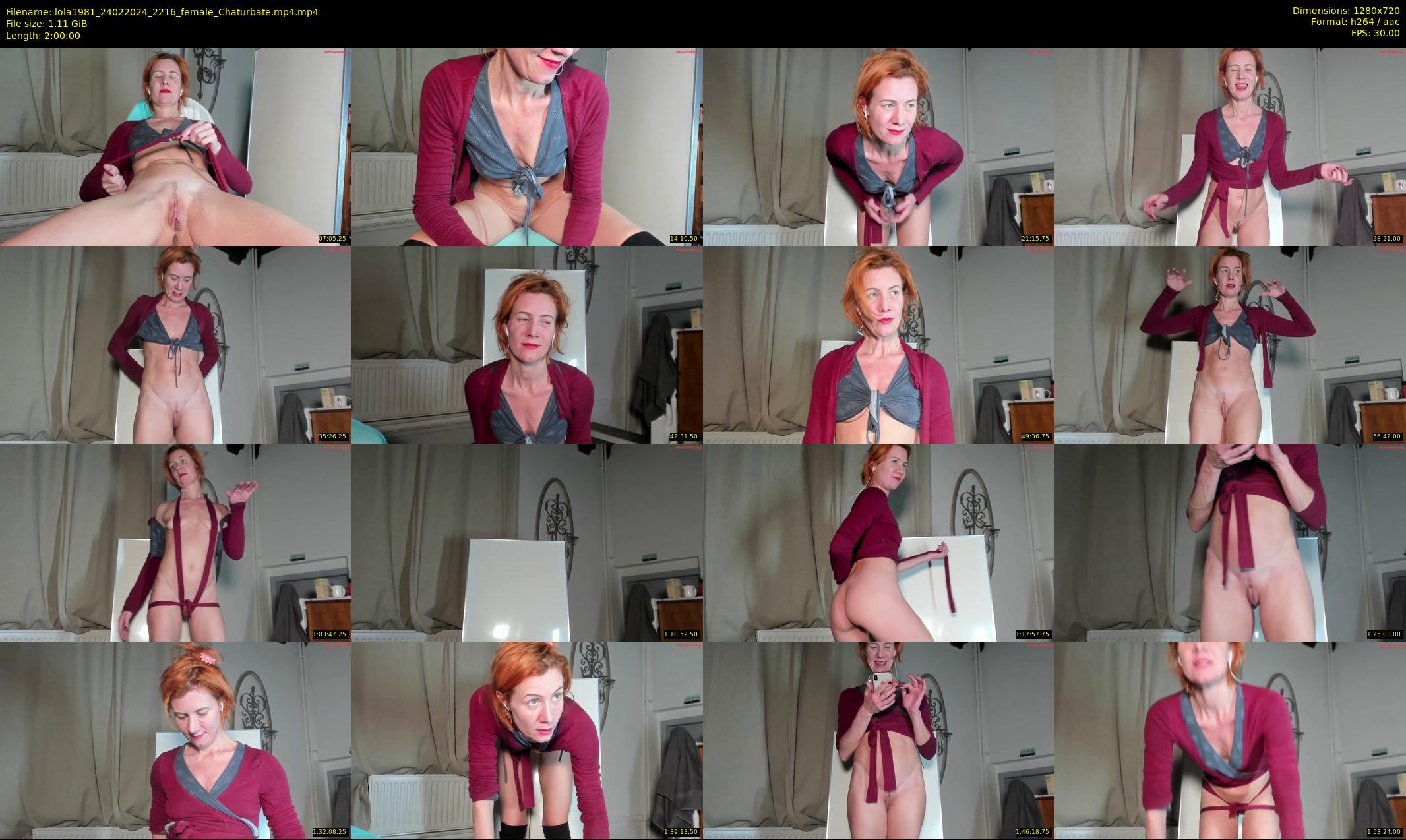 lola1981 — 120 minute Chaturbate female cam show recording, 720p, Feb 24, 2024