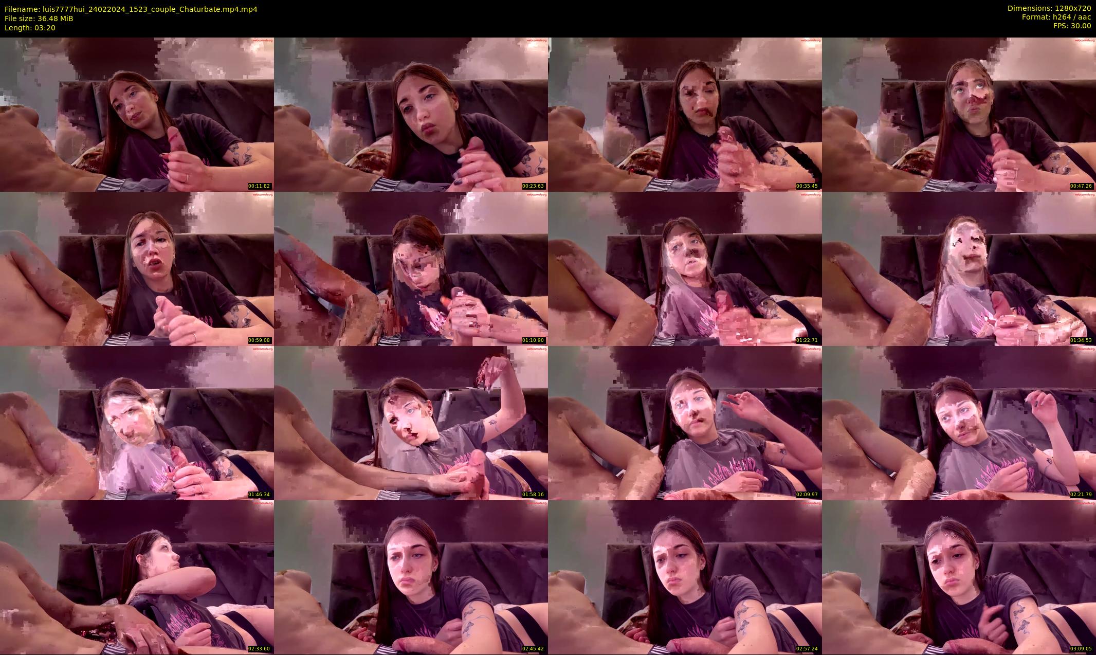 luis7777hui — 4 minute Chaturbate couple cam show recording, 720p, Feb 24, 2024
