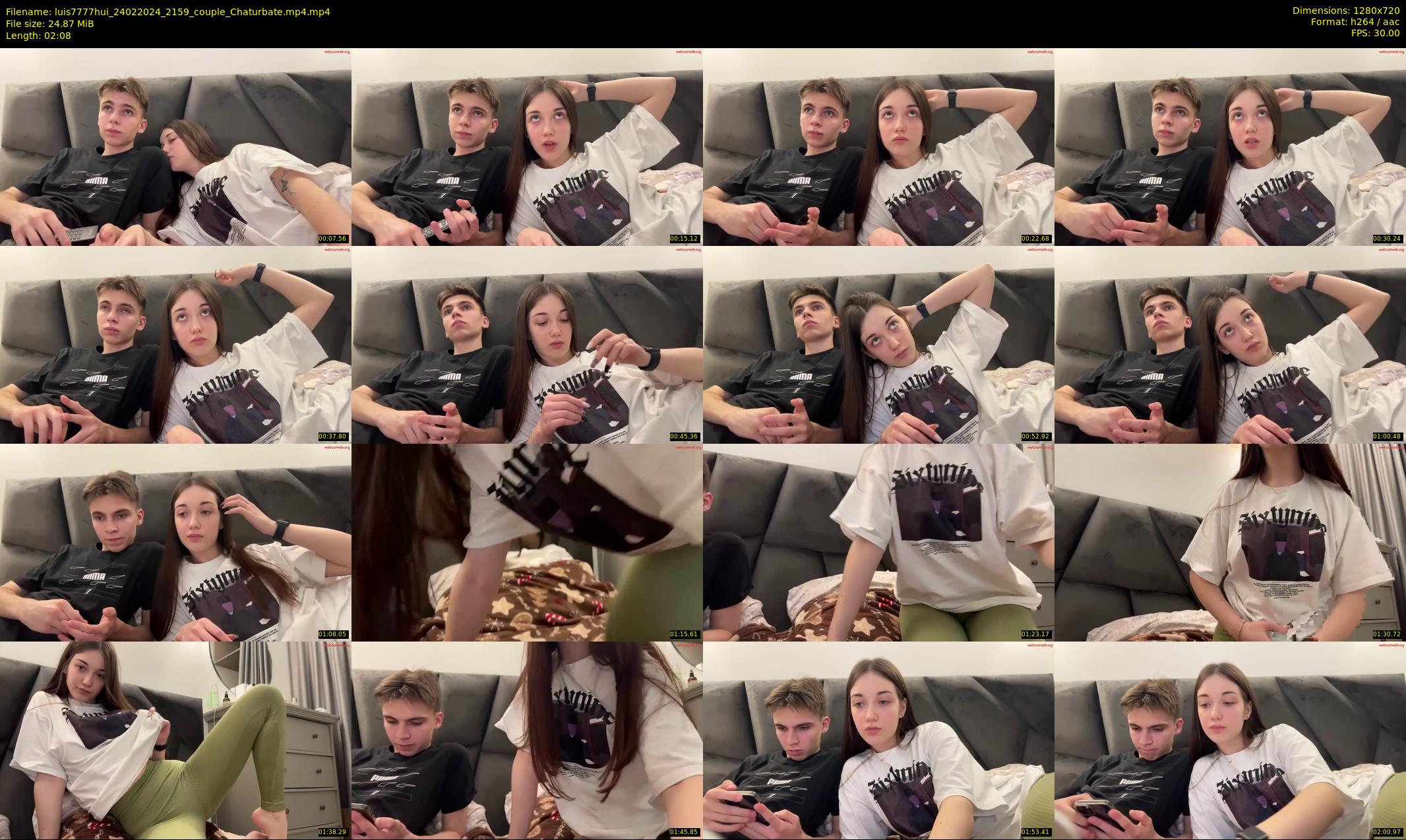 luis7777hui — 3 minute Chaturbate couple cam show recording, 720p, Feb 24, 2024