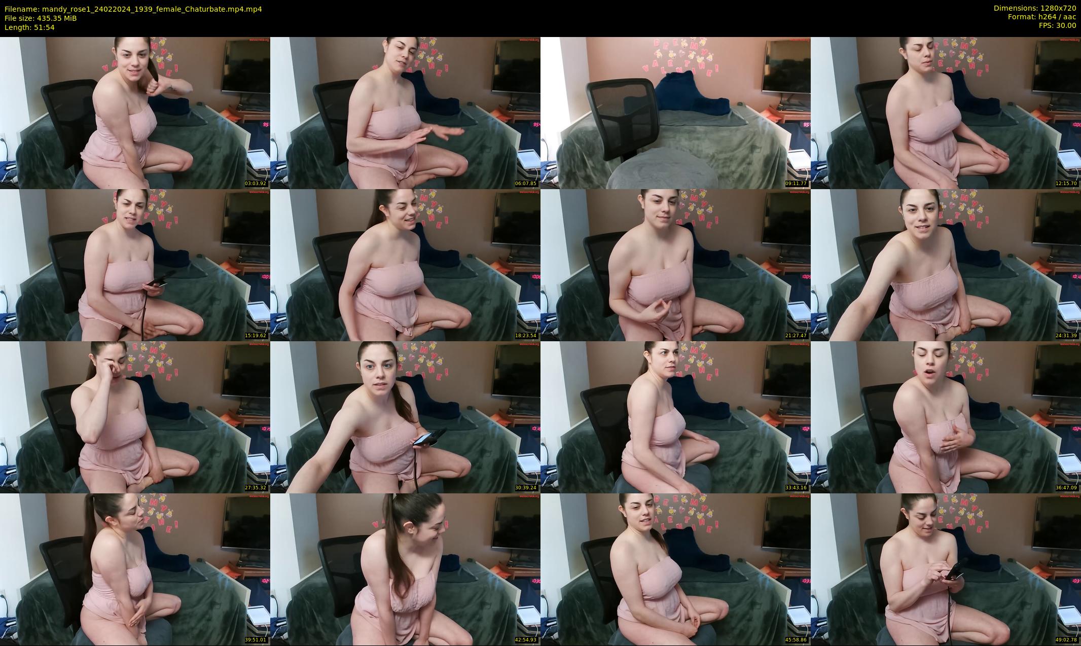 mandy_rose1 — 52 minute Chaturbate female cam show recording, 720p, Feb 24, 2024