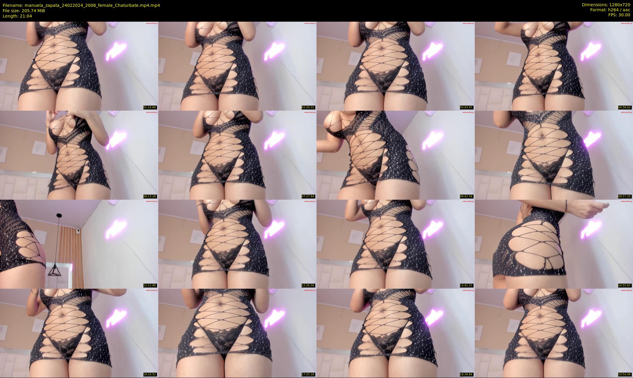manuela_zapata — 22 minute Chaturbate female cam show recording, 720p, Feb 24, 2024