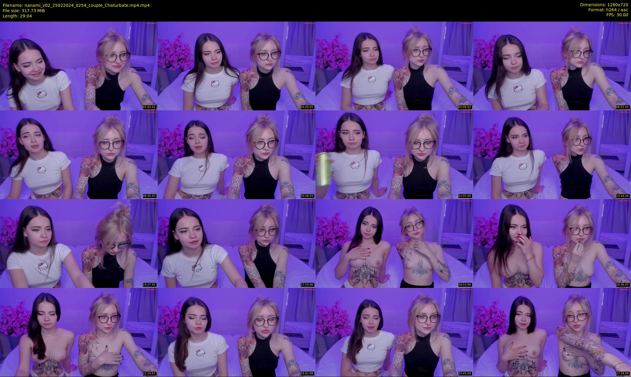 nanami_v02 — 30 minute Chaturbate couple cam show recording, 720p, Feb 25, 2024
