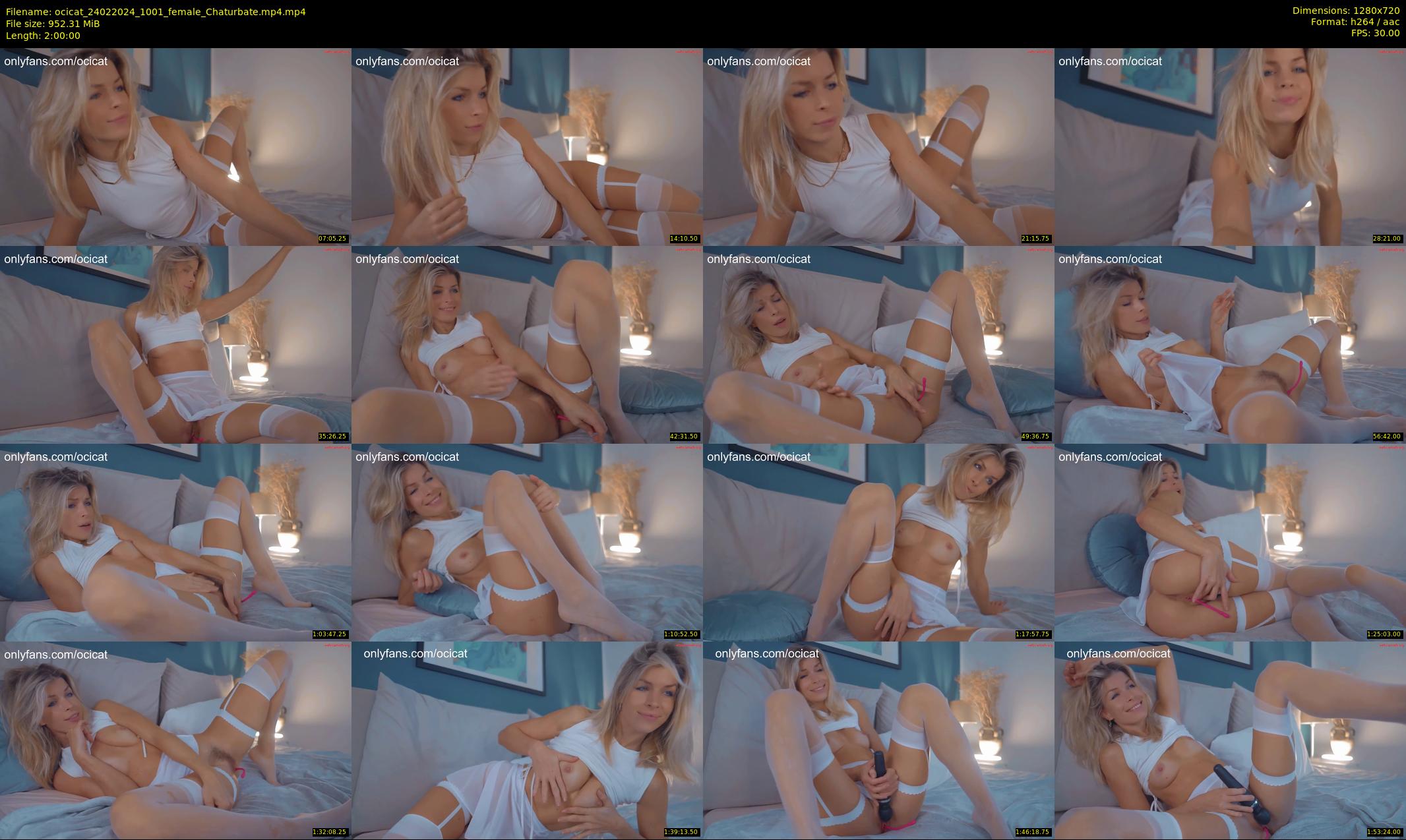 ocicat — 120 minute Chaturbate female cam show recording, 720p, Feb 24, 2024
