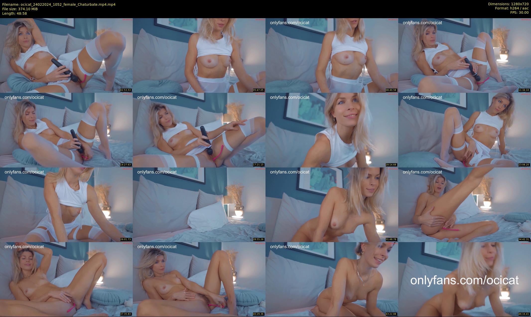 ocicat — 49 minute Chaturbate female cam show recording, 720p, Feb 24, 2024