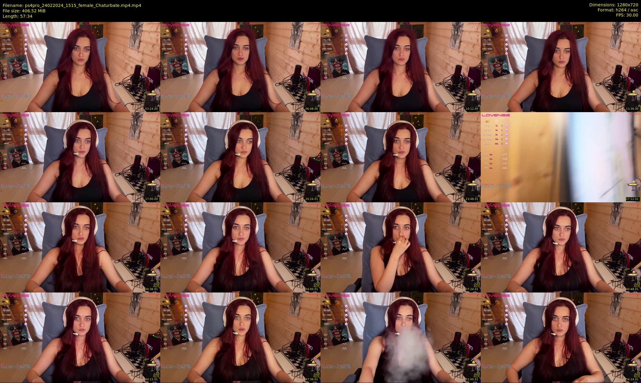 ps4pro — 58 minute Chaturbate female cam show recording, 720p, Feb 24, 2024