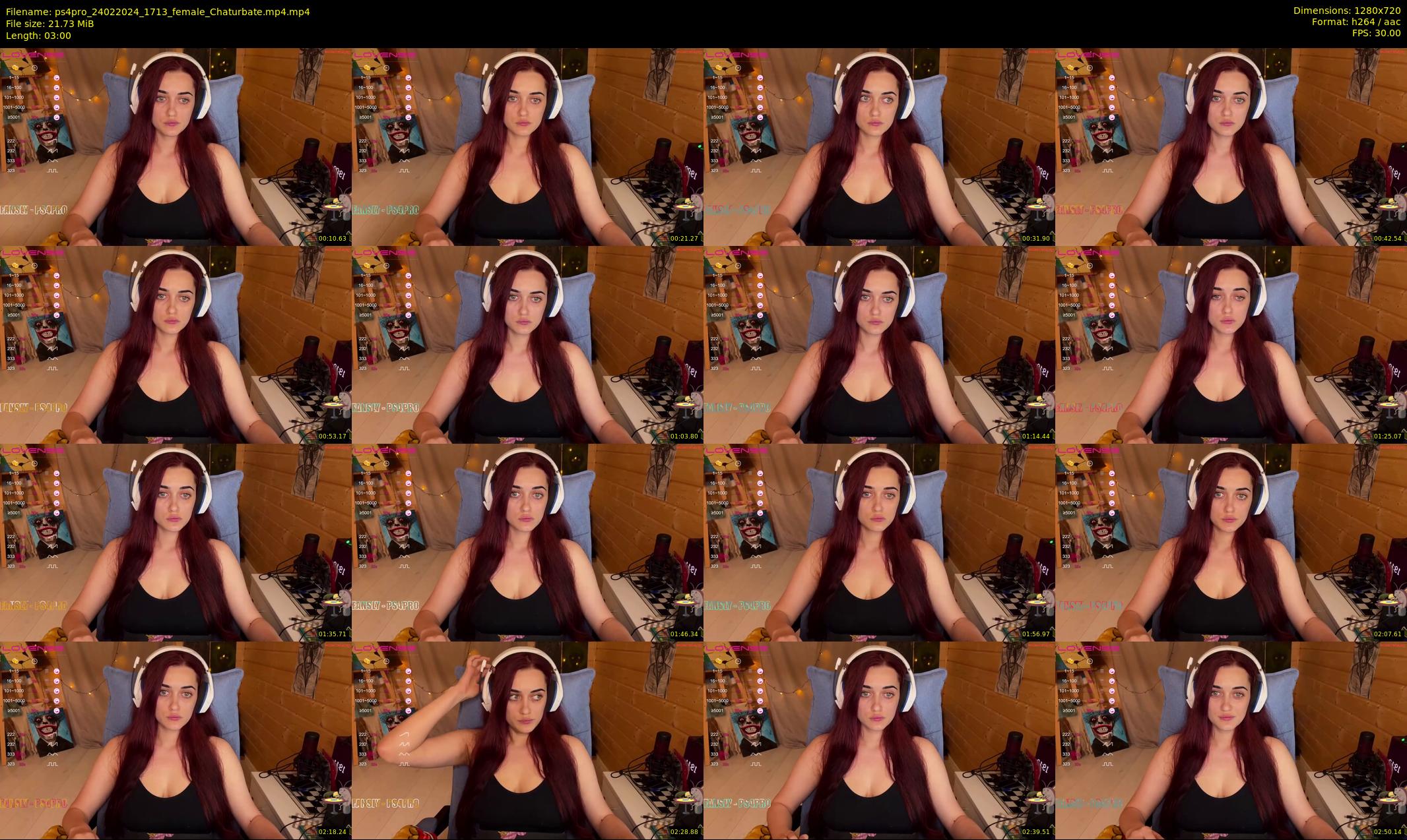 ps4pro — 3 minute Chaturbate female cam show recording, 720p, Feb 24, 2024
