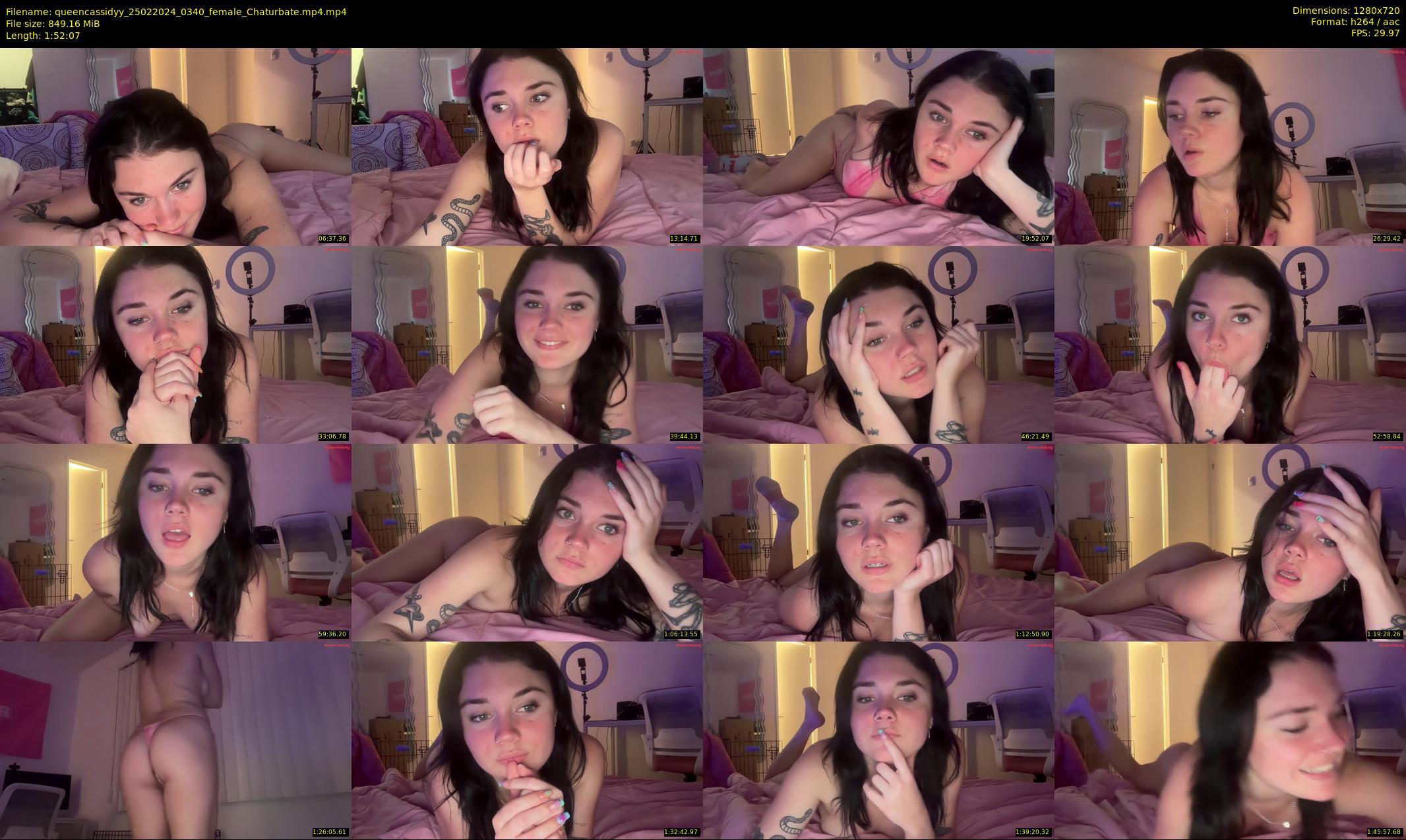 queencassidyy — 113 minute Chaturbate female cam show recording, 720p, Feb 25, 2024
