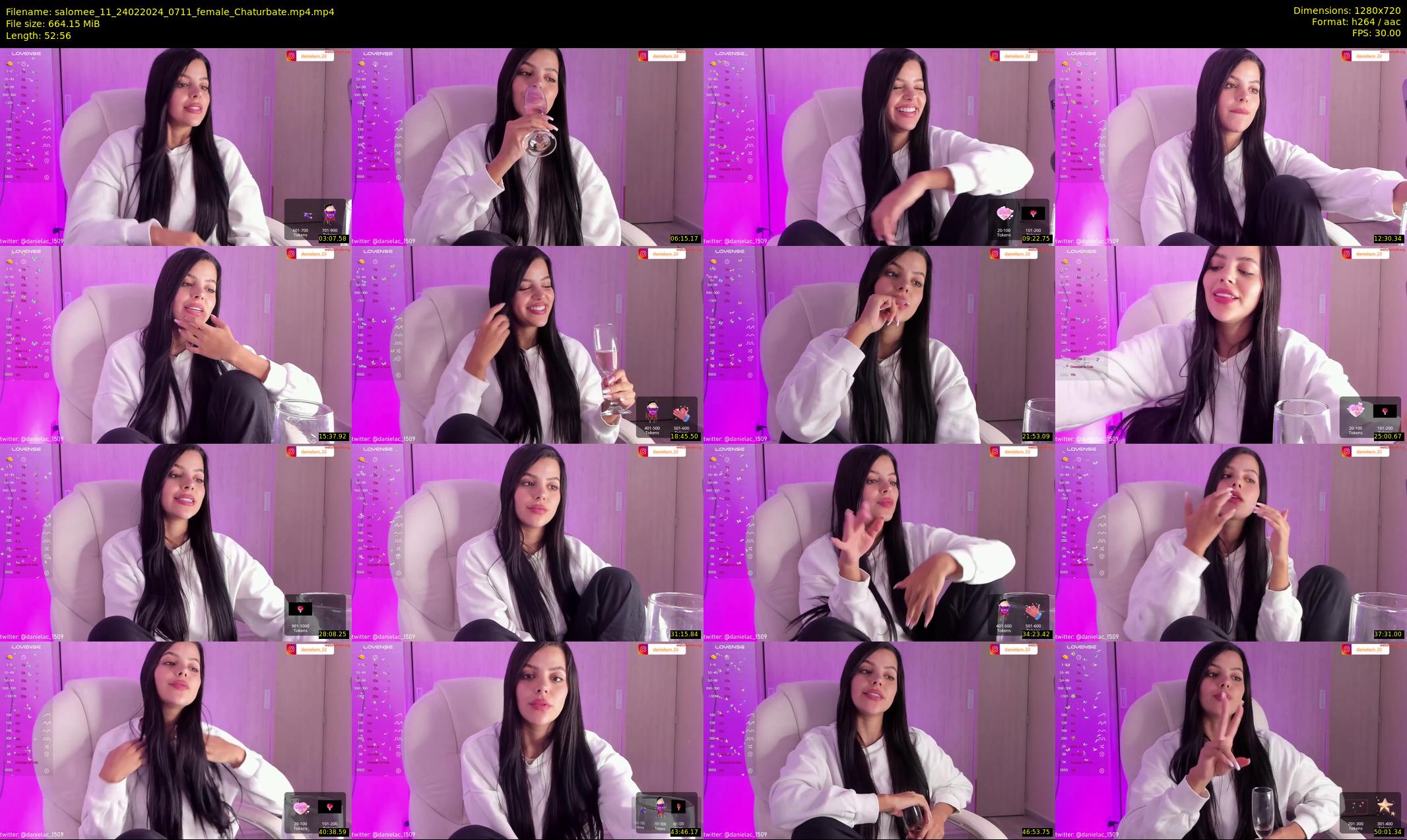 salomee_11 — 53 minute Chaturbate female cam show recording, 720p, Feb 24, 2024
