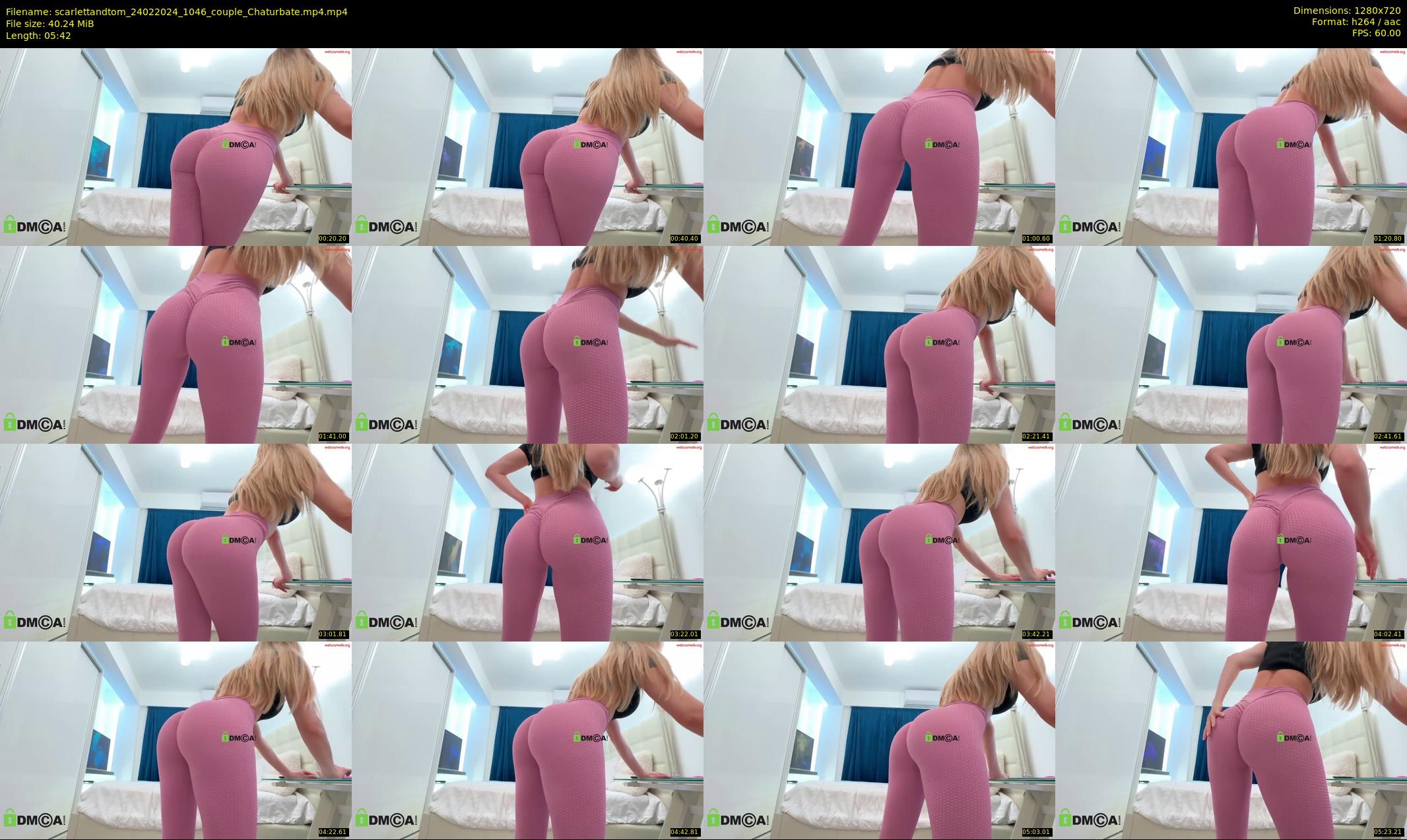 scarlettandtom — 6 minute Chaturbate couple cam show recording, 720p, Feb 24, 2024