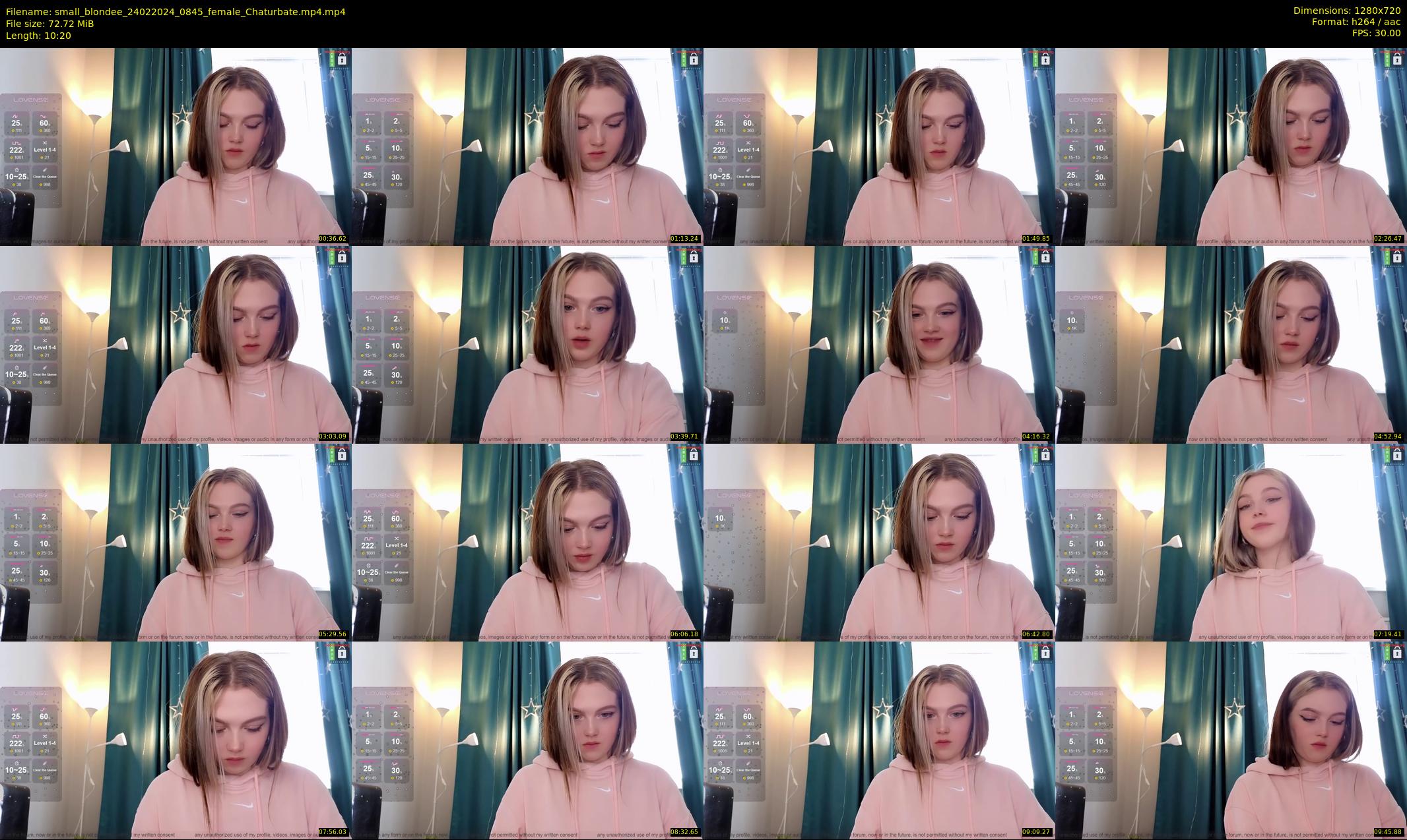 small_blondee — 11 minute Chaturbate female cam show recording, 720p, Feb 24, 2024