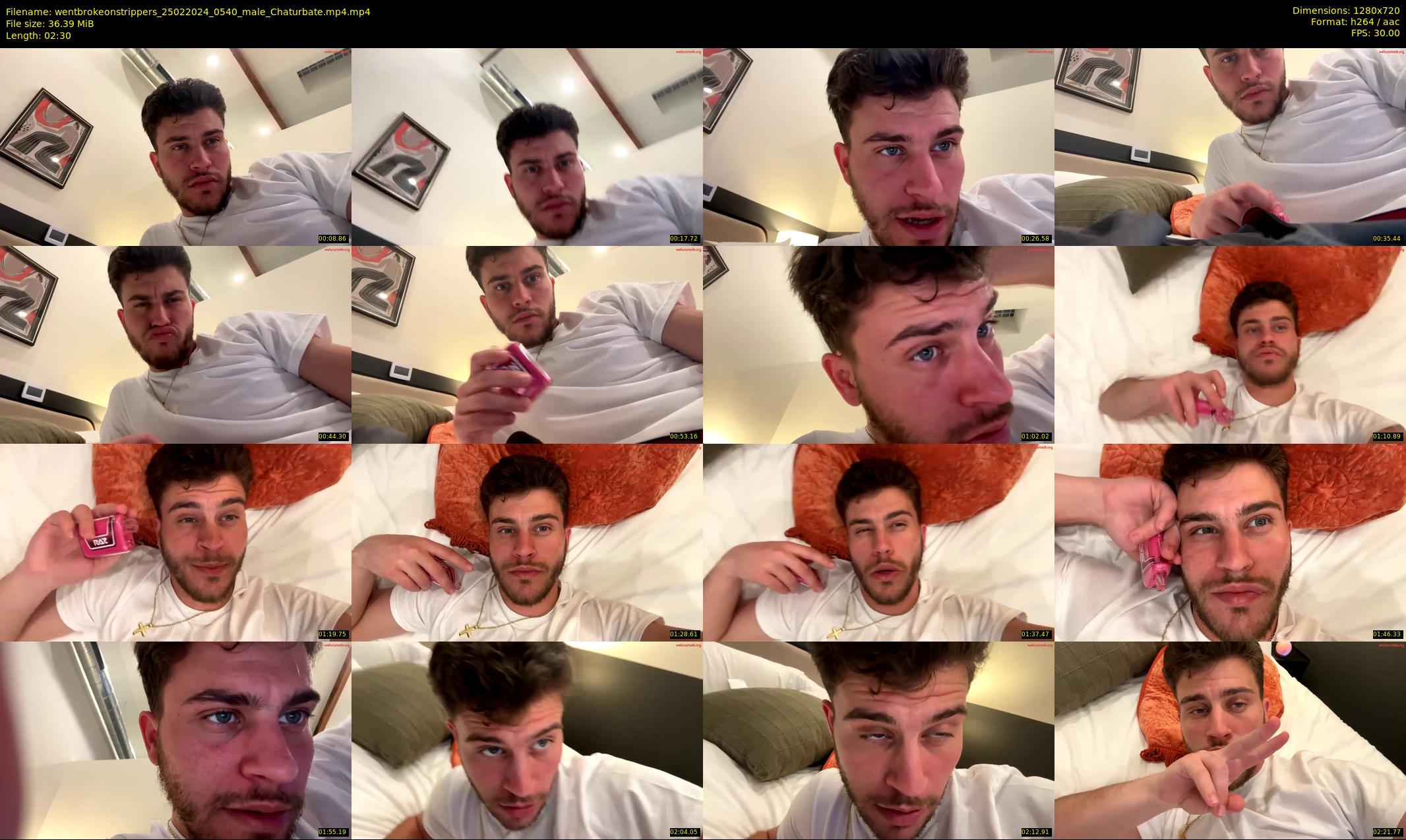 wentbrokeonstrippers — 3 minute Chaturbate male cam show recording, 720p, Feb 25, 2024
