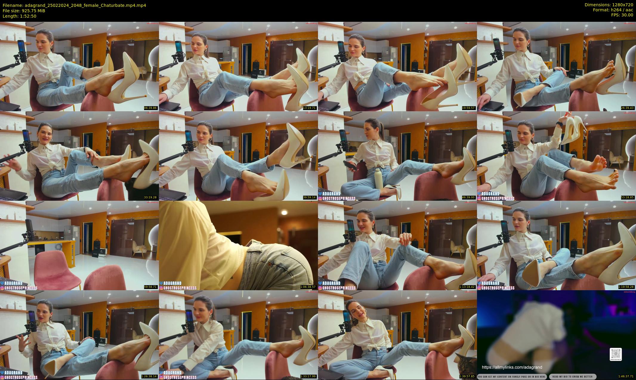 adagrand — 113 minute Chaturbate female cam show recording, 720p, Feb 25, 2024