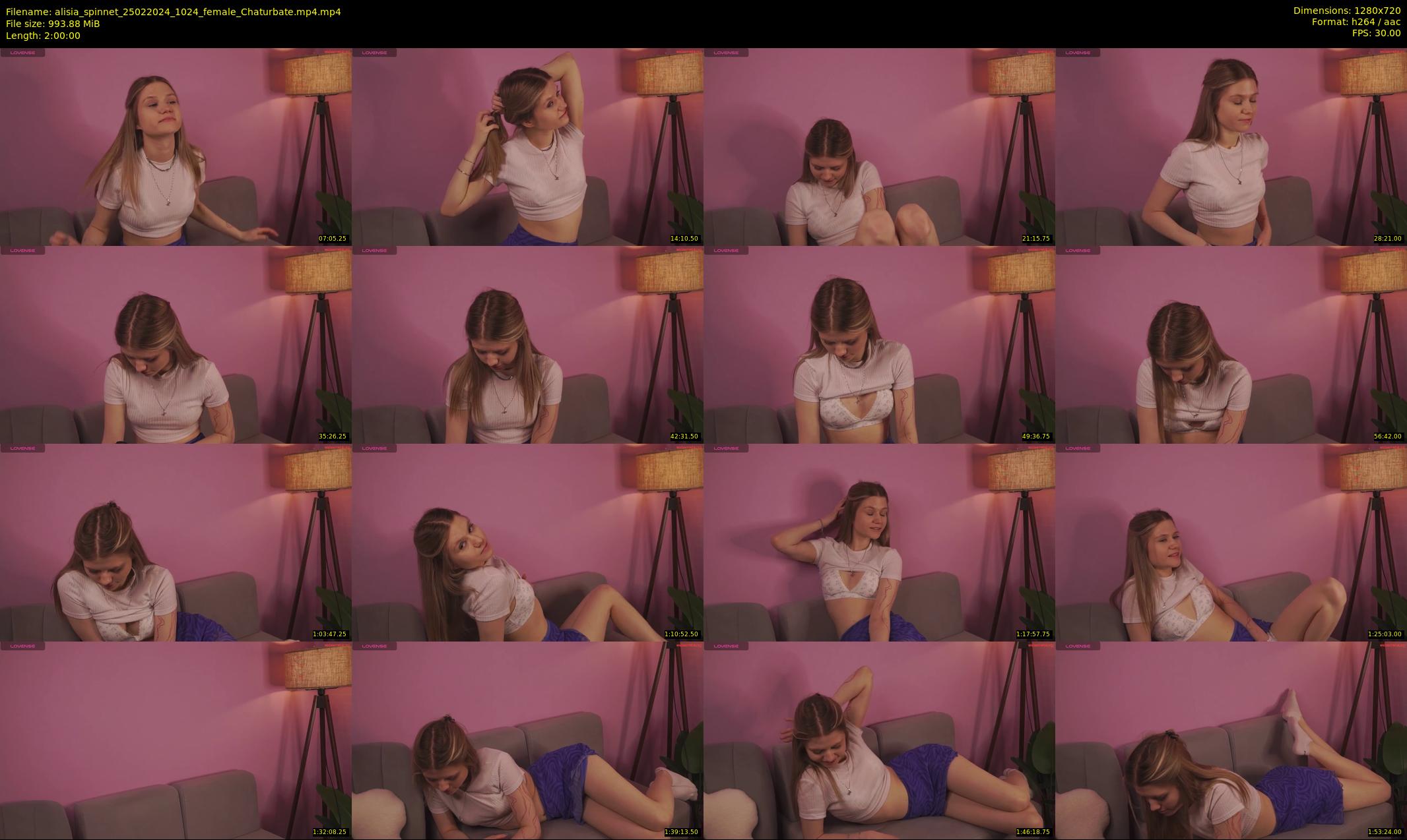 alisia_spinnet — 120 minute Chaturbate female cam show recording, 720p, Feb 25, 2024