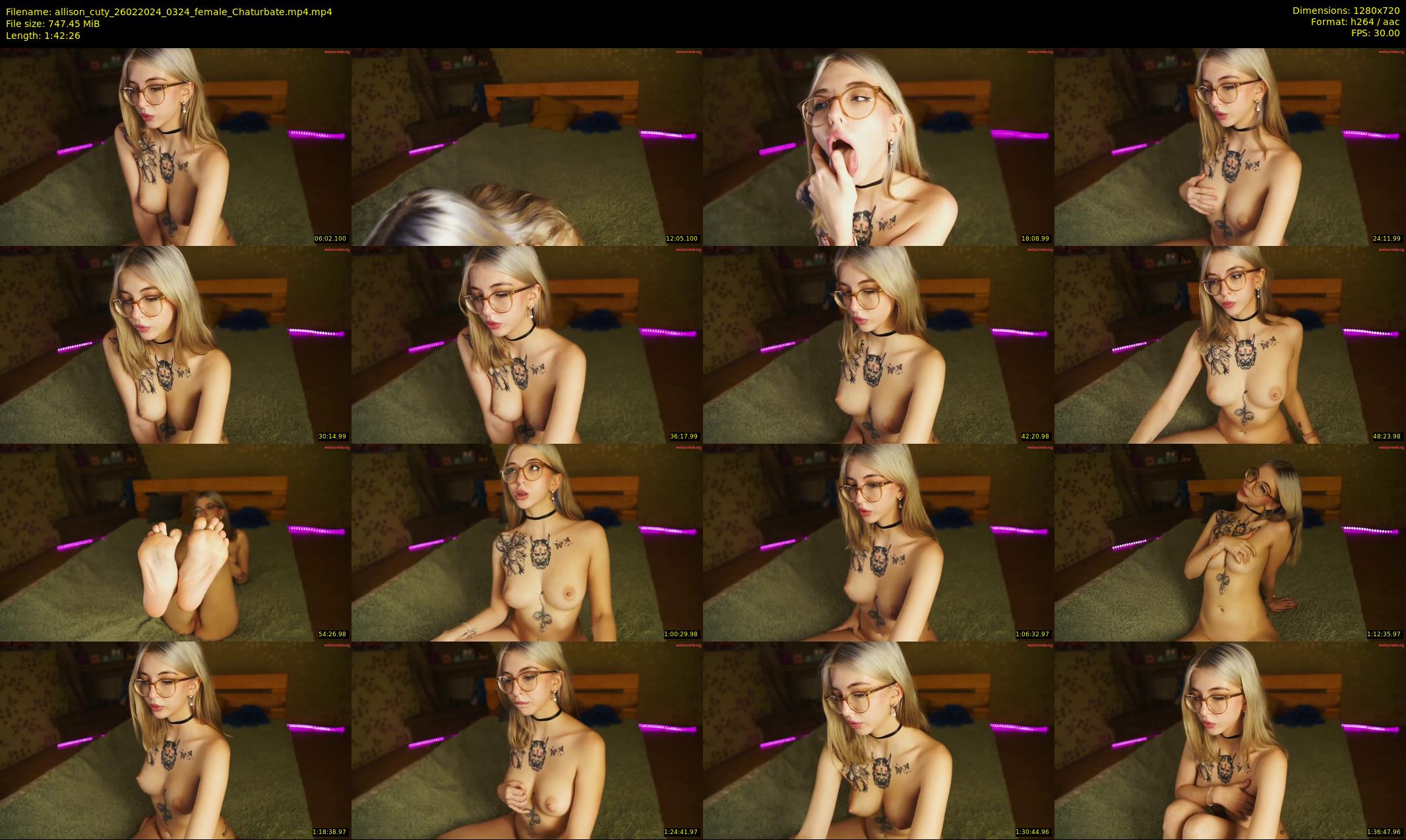 allison_cuty — 103 minute Chaturbate female cam show recording, 720p, Feb 26, 2024