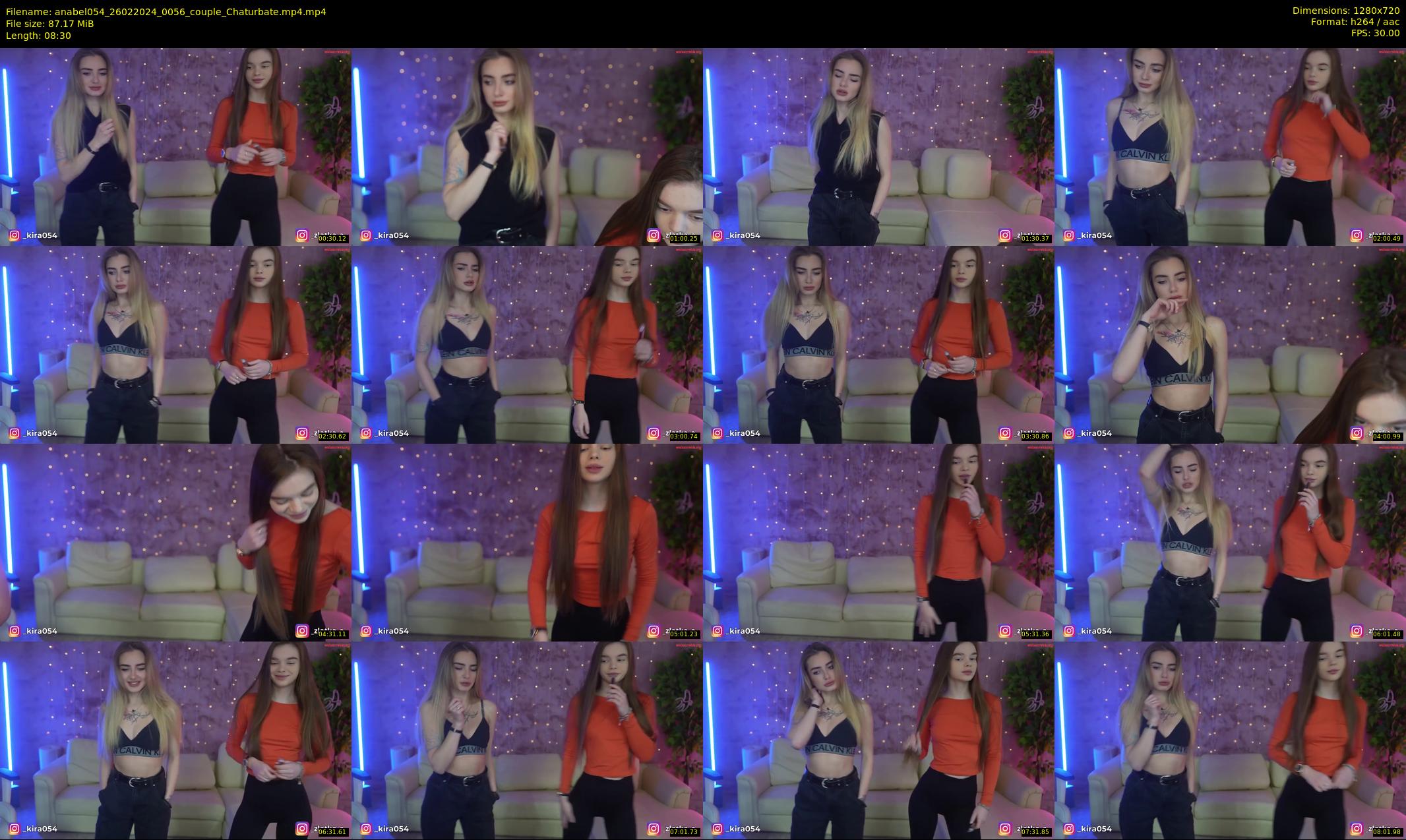 anabel054 — 9 minute Chaturbate female cam show recording, 720p, Feb 26, 2024