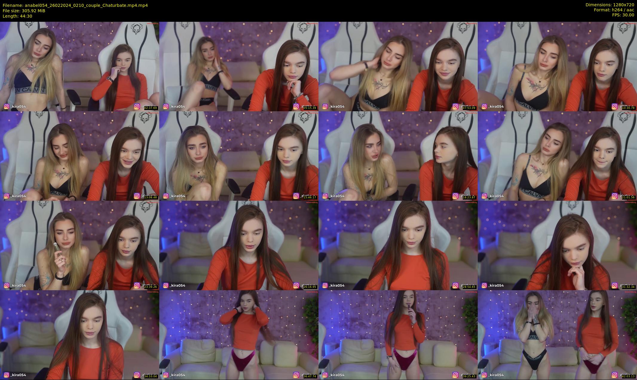 anabel054 — 45 minute Chaturbate female cam show recording, 720p, Feb 26, 2024