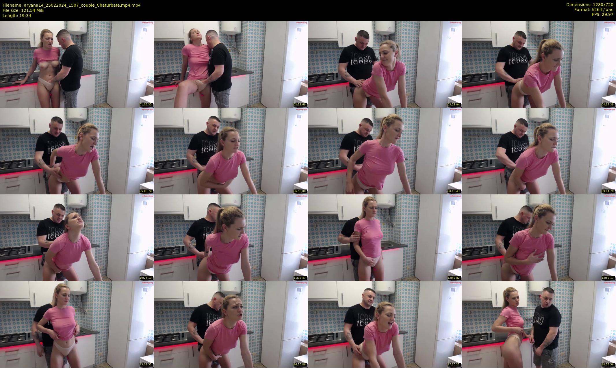 aryana14 — 20 minute Chaturbate couple cam show recording, 720p, Feb 25, 2024