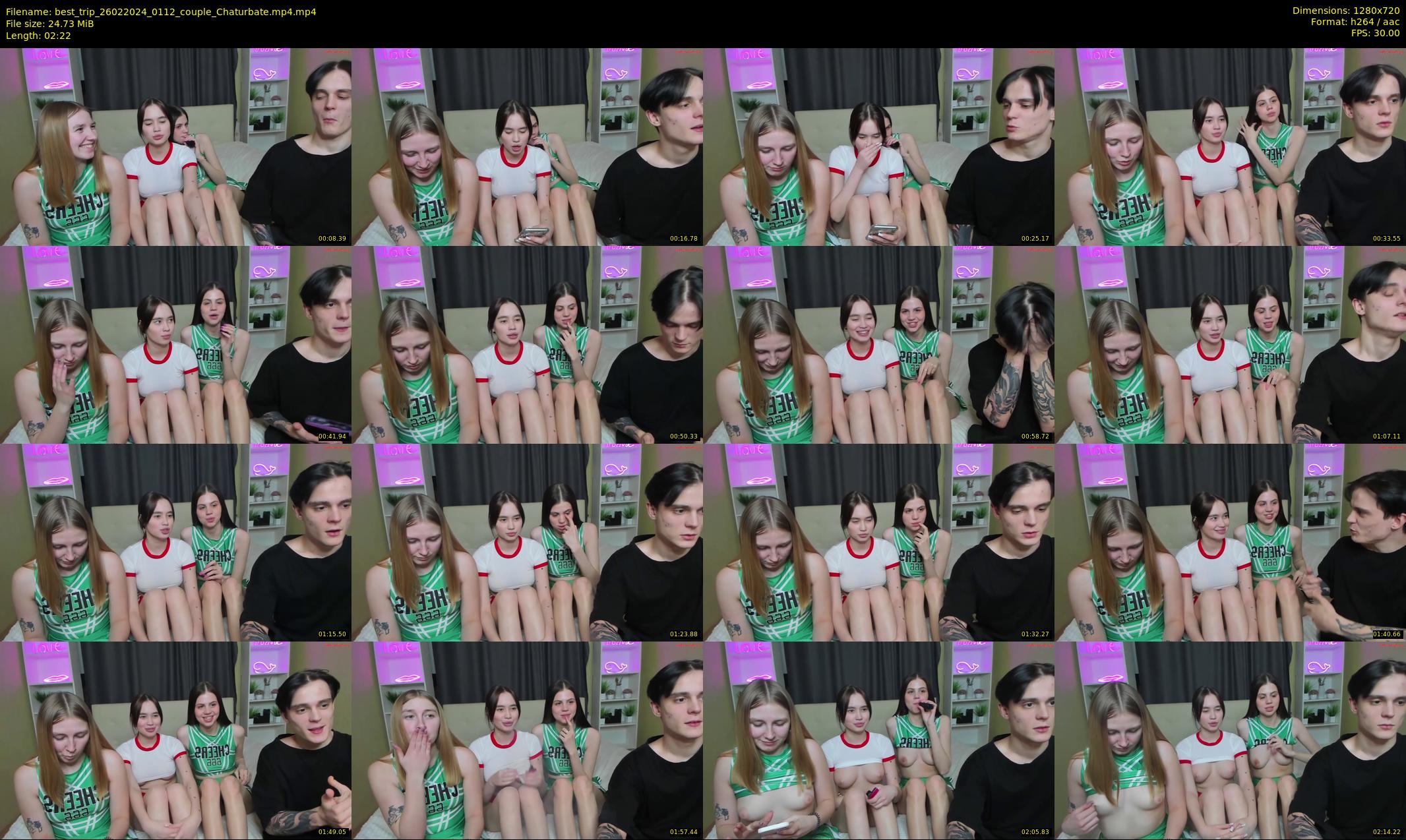 best_trip — 3 minute Chaturbate couple cam show recording, 720p, Feb 26, 2024
