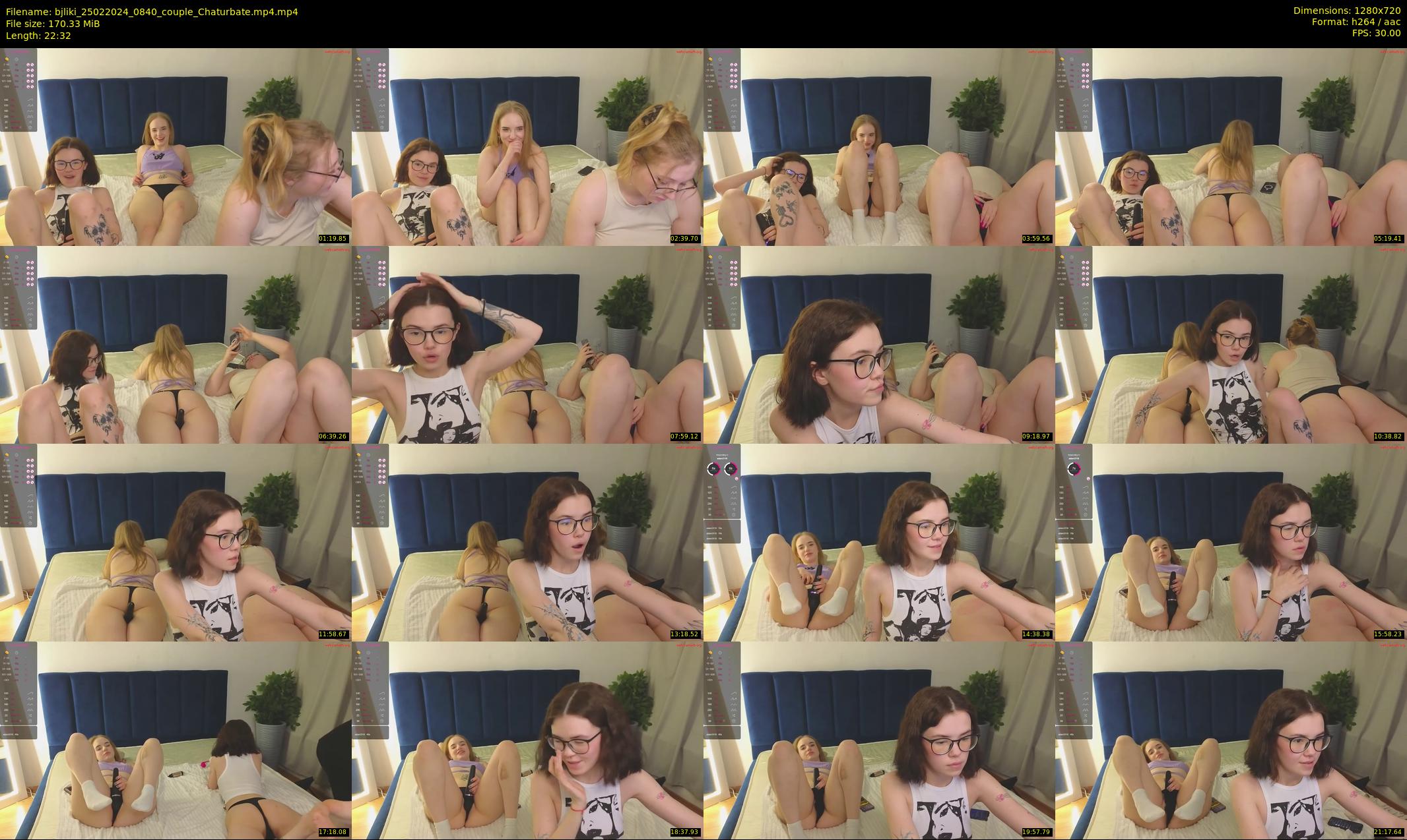 bjliki — 23 minute Chaturbate couple cam show recording, 720p, Feb 25, 2024