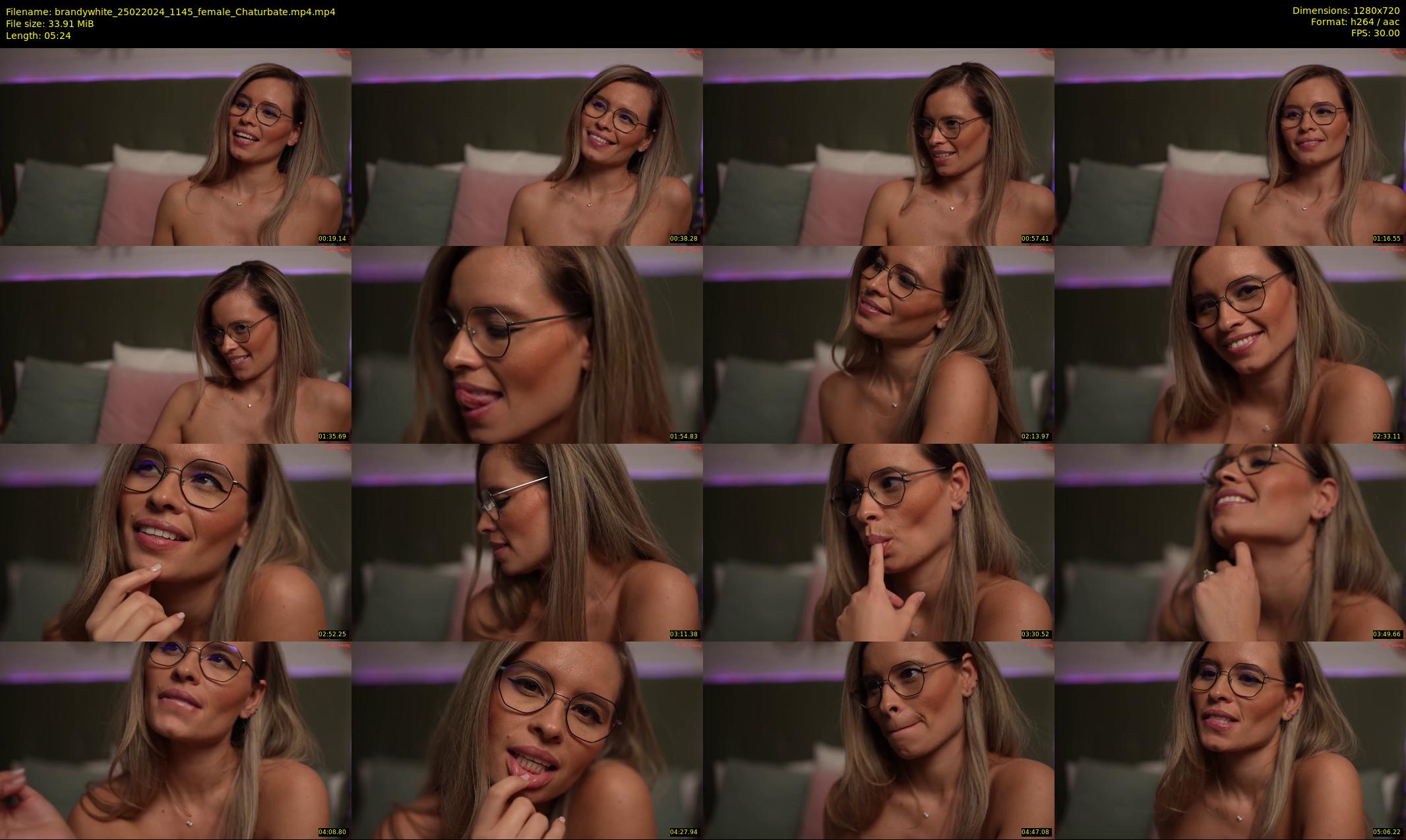 brandywhite — 6 minute Chaturbate female cam show recording, 720p, Feb 25, 2024