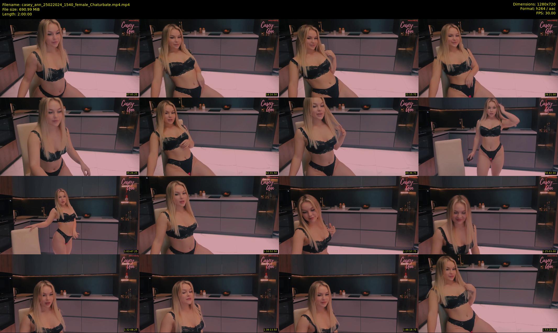 casey_ann — 120 minute Chaturbate female cam show recording, 720p, Feb 25, 2024