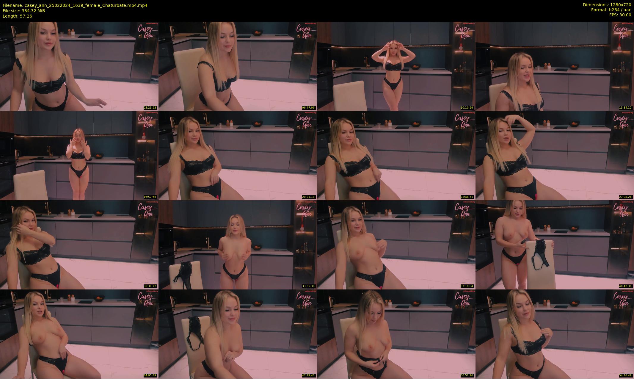 casey_ann — 58 minute Chaturbate female cam show recording, 720p, Feb 25, 2024