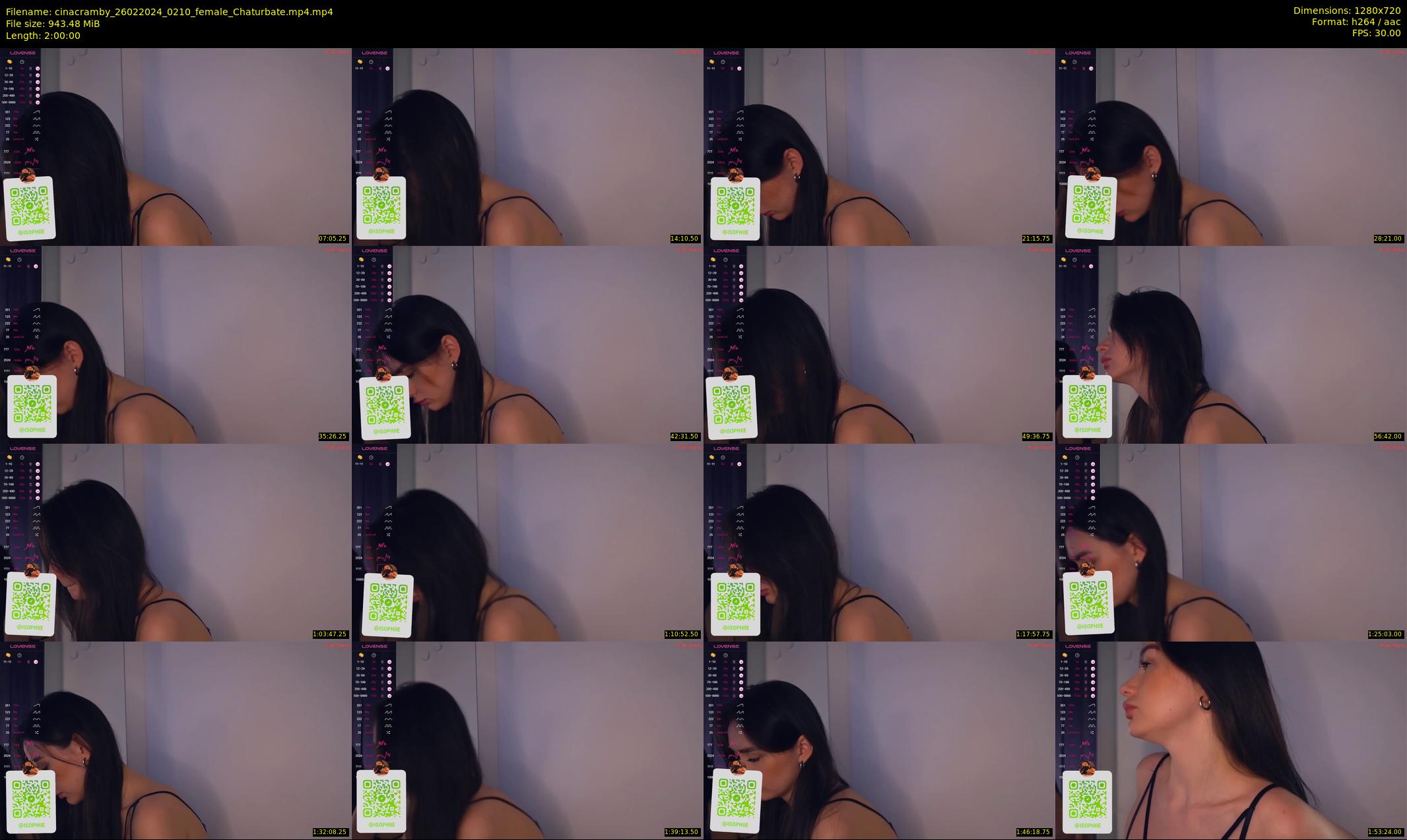 cinacramby — 120 minute Chaturbate female cam show recording, 720p, Feb 26, 2024