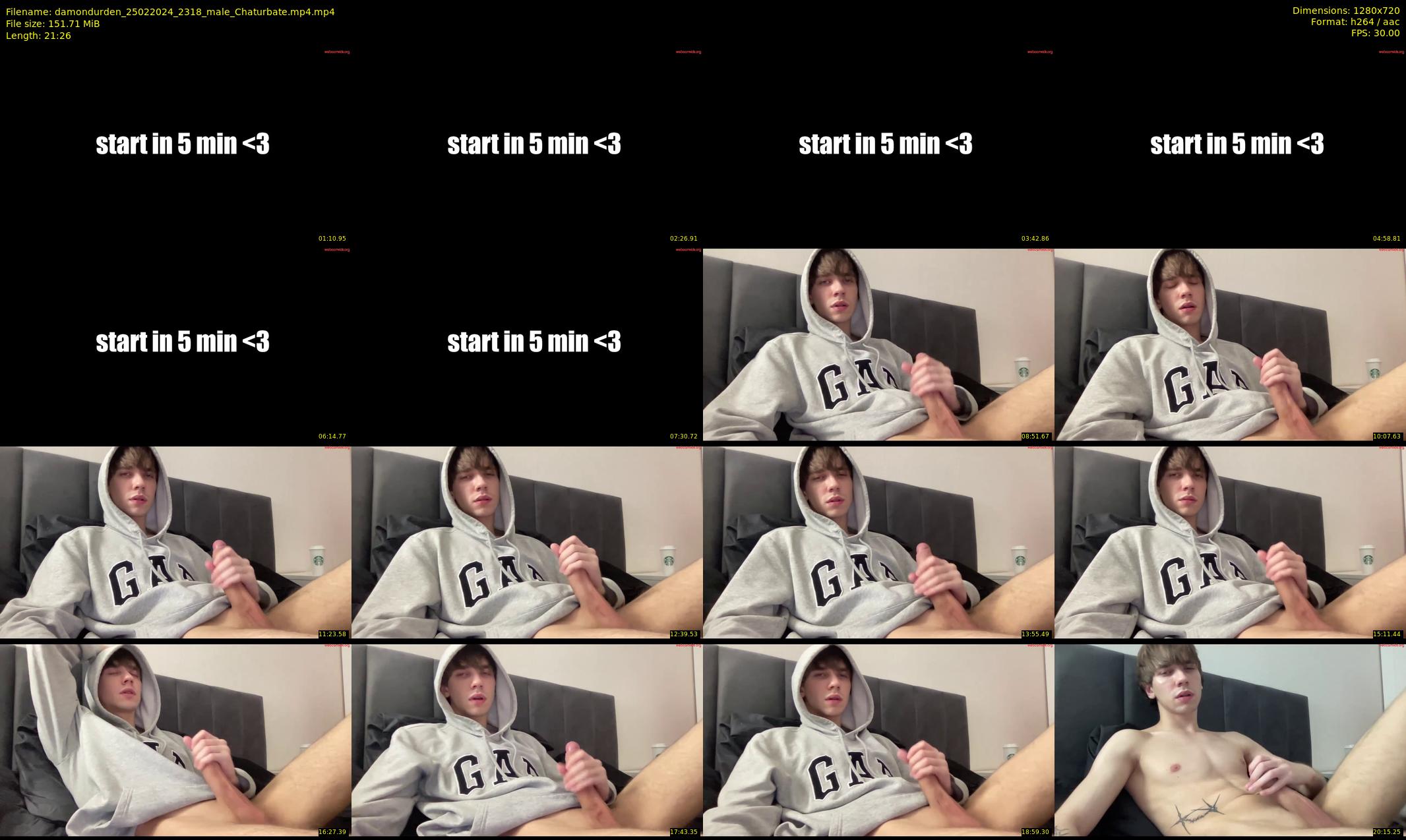 damondurden — 22 minute Chaturbate male cam show recording, 720p, Feb 25, 2024