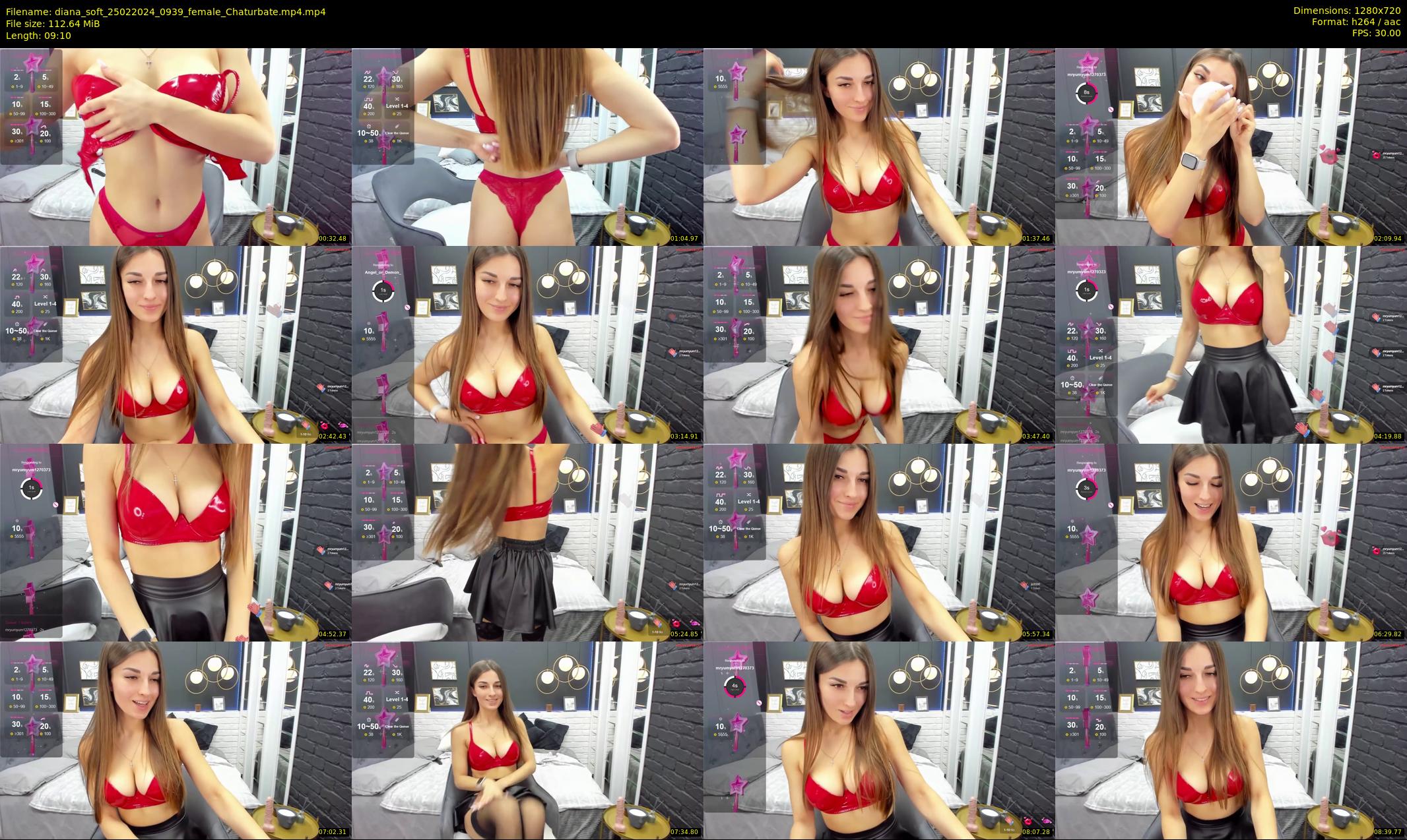 diana_soft — 10 minute Chaturbate female cam show recording, 720p, Feb 25, 2024