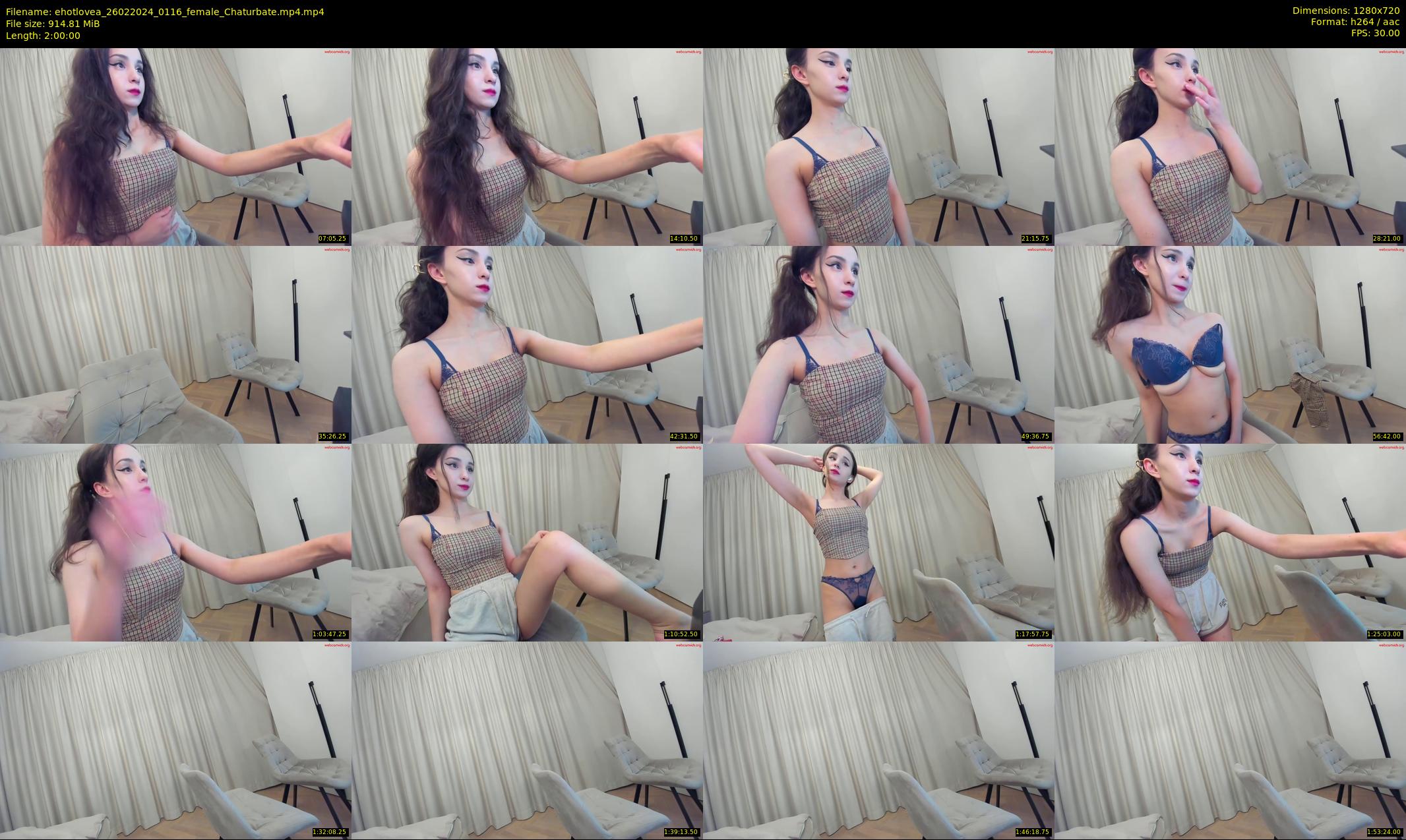 ehotlovea — 120 minute Chaturbate female cam show recording, 720p, Feb 26, 2024