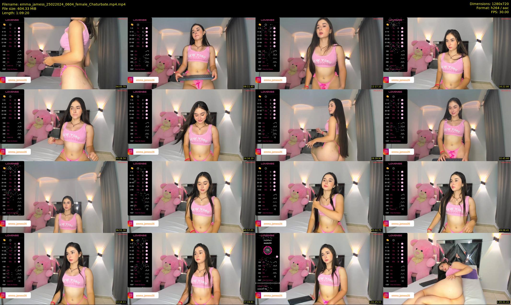 emma_jamess — 70 minute Chaturbate female cam show recording, 720p, Feb 25, 2024