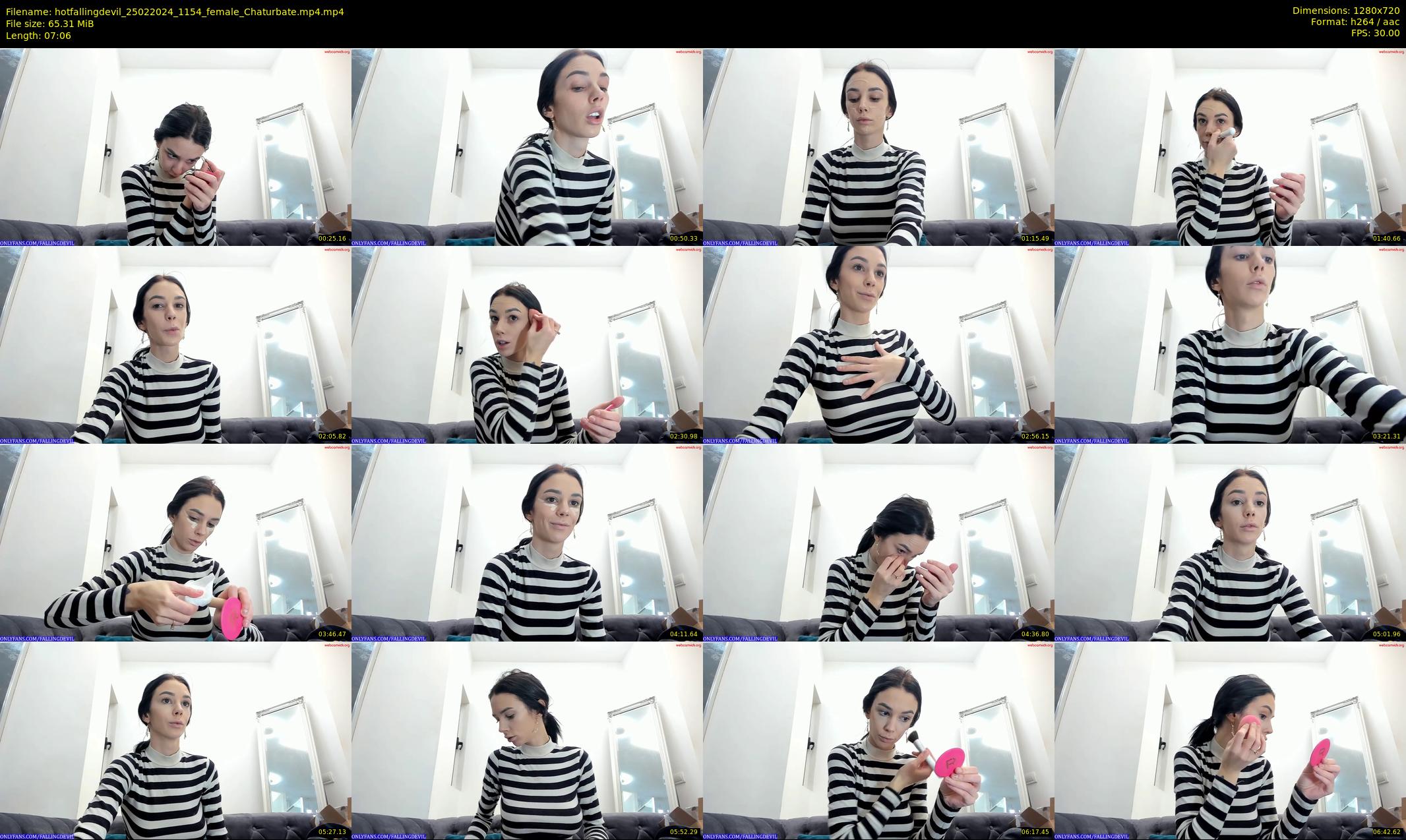 hotfallingdevil — 8 minute Chaturbate female cam show recording, 720p, Feb 25, 2024