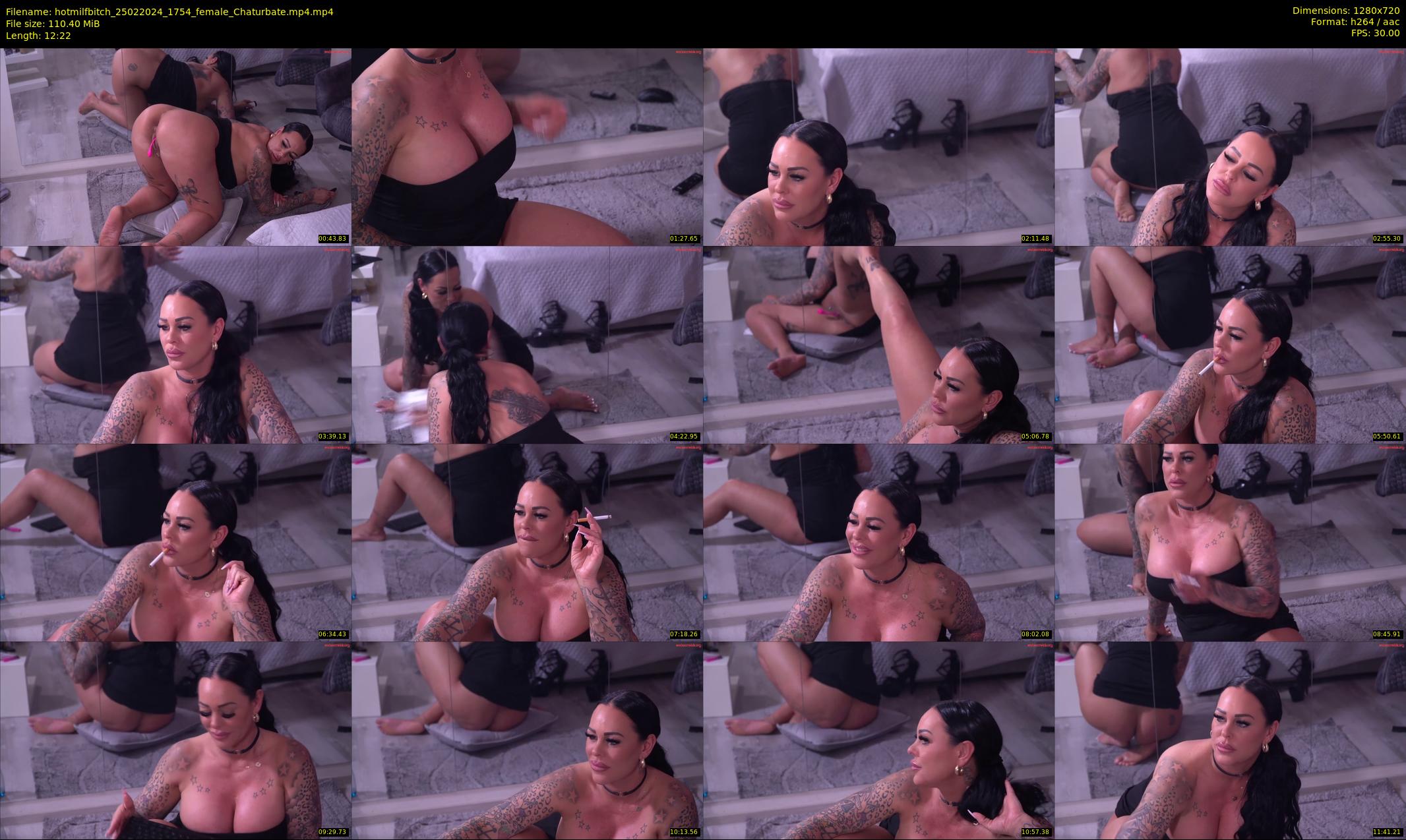 hotmilfbitch — 13 minute Chaturbate female cam show recording, 720p, Feb 25, 2024