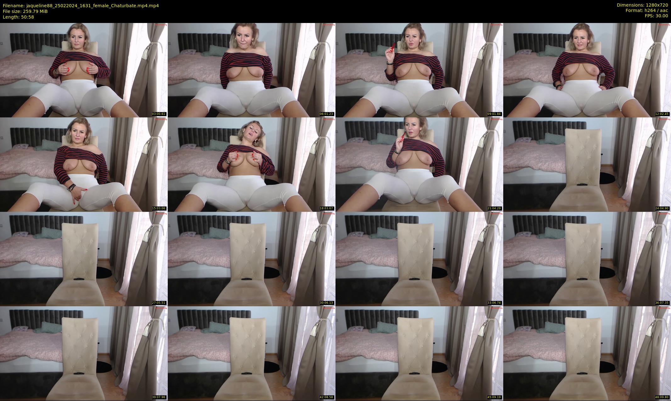 jaqueline88 — 51 minute Chaturbate female cam show recording, 720p, Feb 25, 2024