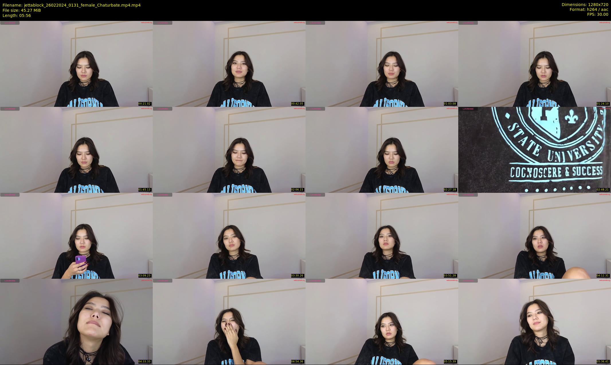 jettablock — 6 minute Chaturbate female cam show recording, 720p, Feb 26, 2024