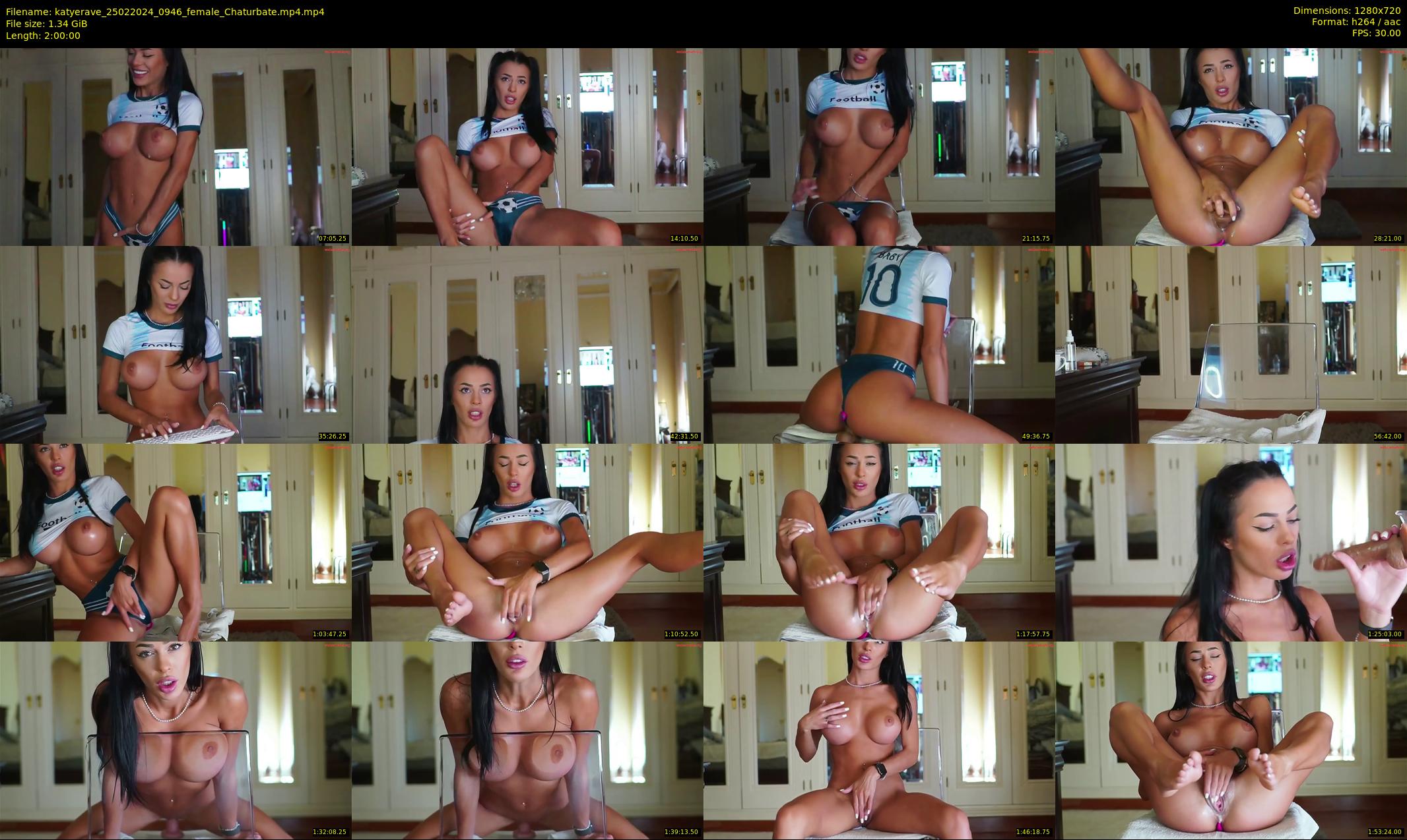 katyerave — 120 minute Chaturbate female cam show recording, 720p, Feb 25, 2024