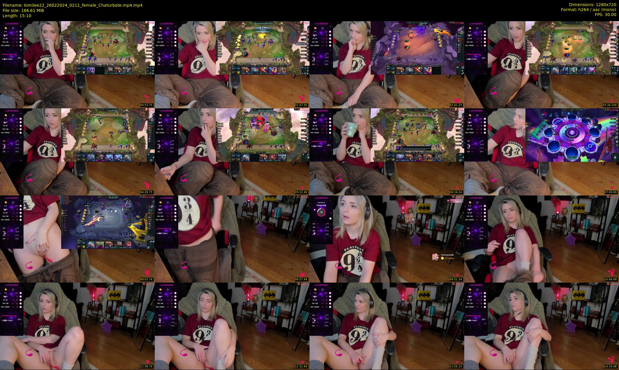 kimilee22 — 16 minute Chaturbate female cam show recording, 720p, Feb 26, 2024
