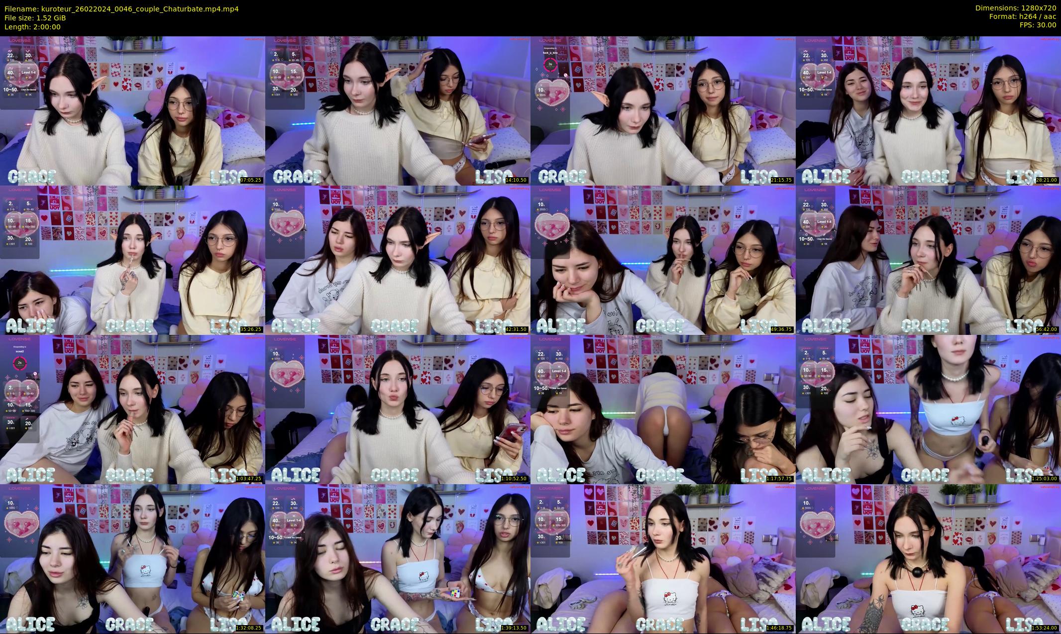 kuroteur — 120 minute Chaturbate couple cam show recording, 720p, Feb 26, 2024